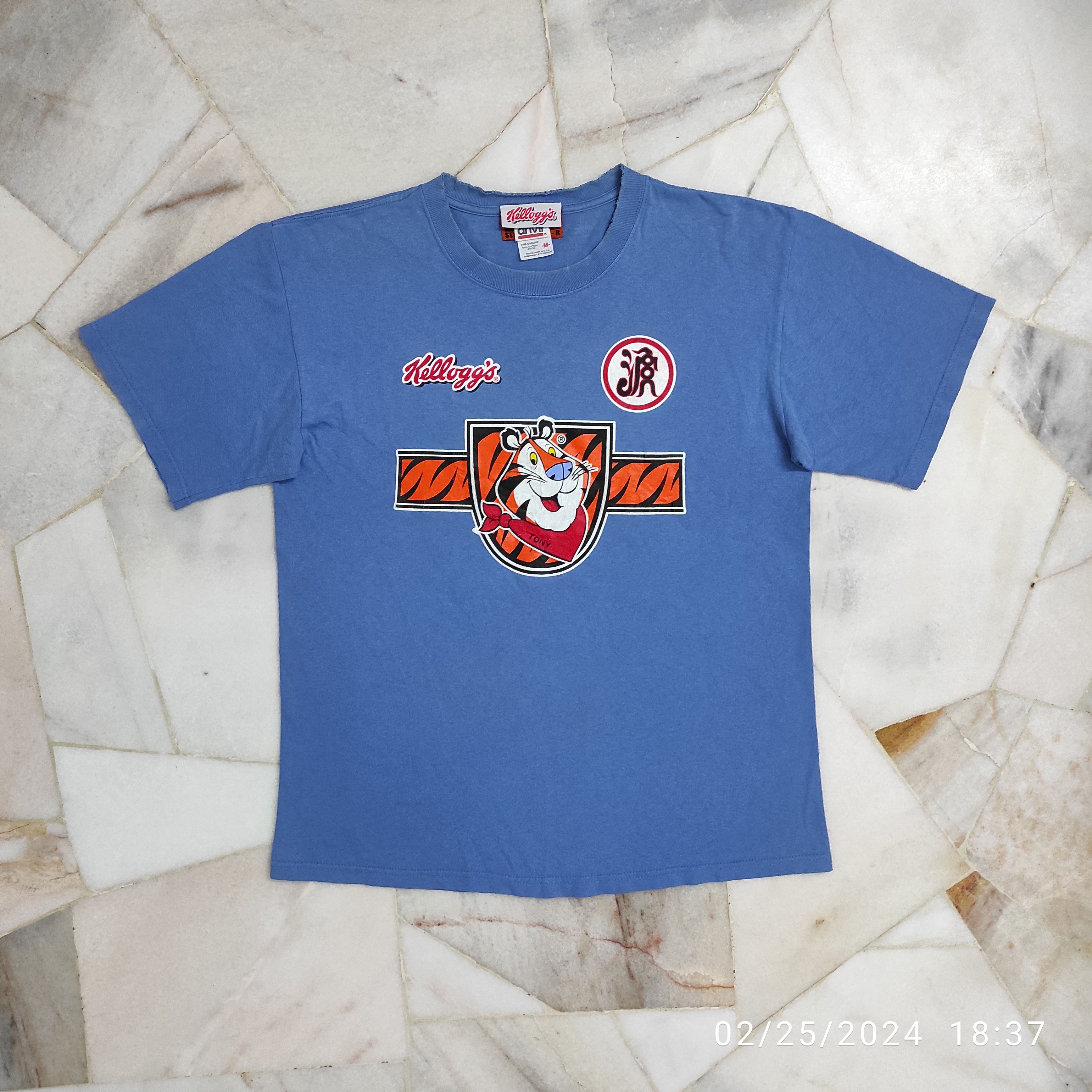 Vintage Vintage 2002 KELLOGG'S TONY Seven Three-R COLLABS TEE Size US M / EU 48-50 / 2 - 1 Thumbnail