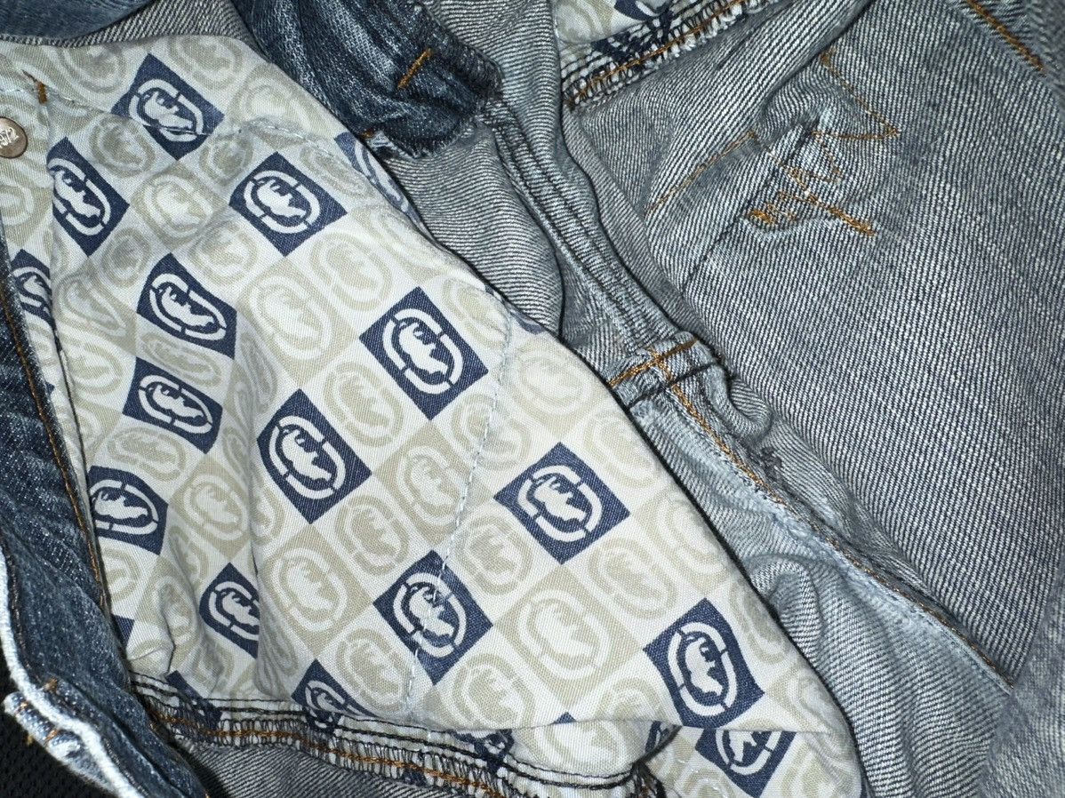 Ecko Unltd. × Vintage Crazy Vintage Y2K Baggy Grunge Skater Jean Shorts Jorts! Size US 40 / EU 56 - 10 Thumbnail