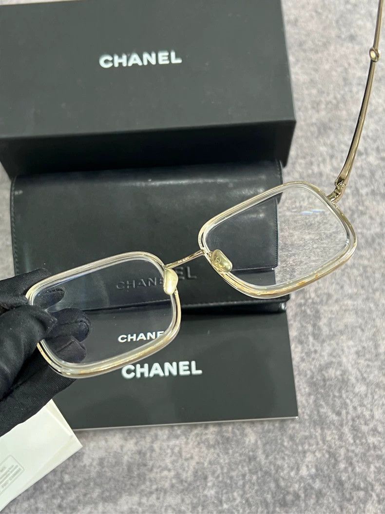 Chanel Chanel Gold Trim Eyeglasses -2505 Size ONE SIZE - 3 Thumbnail