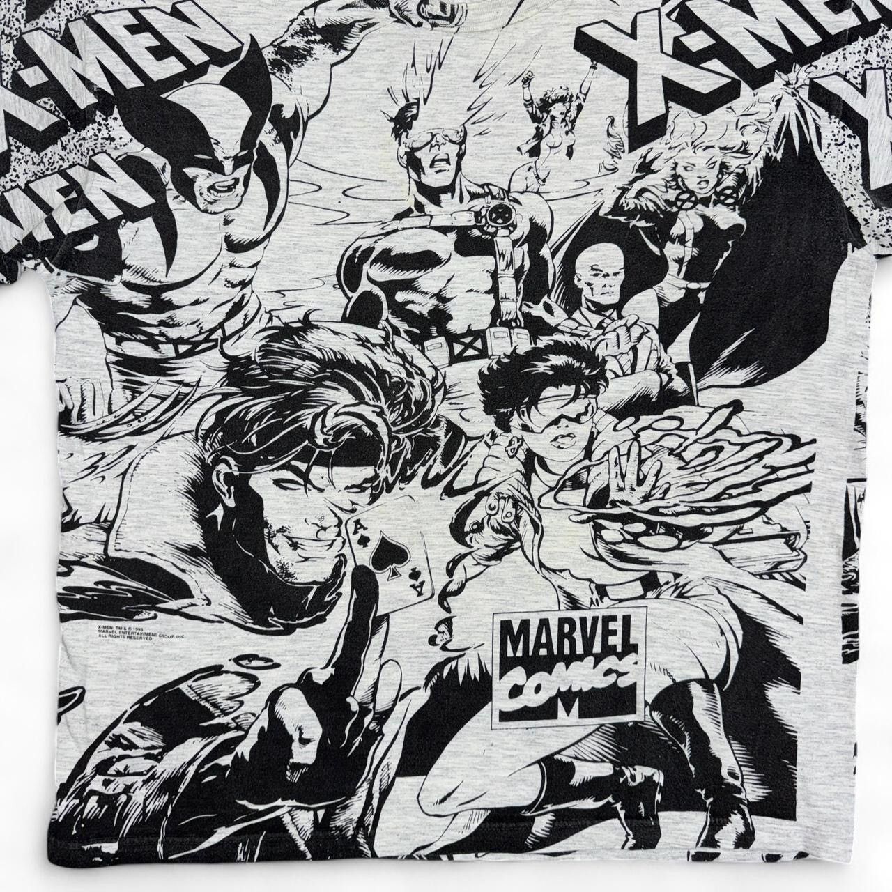 Marvel Comics Vintage XMen 1993 Marvel All Over Print Mega T-Shirt Size XL Size US XL / EU 56 / 4 - 2 Thumbnail