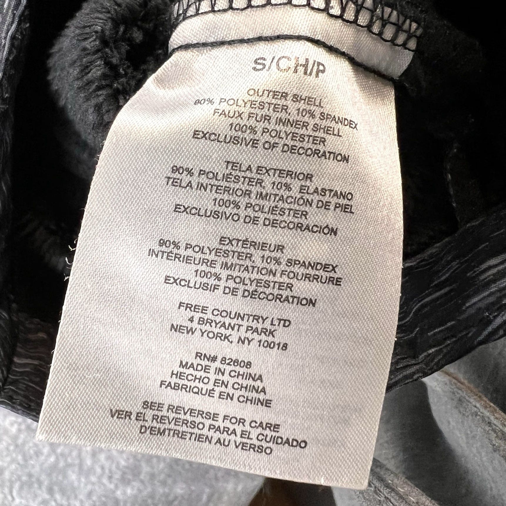 Free Country Free Country Women's Gray Black Super Softshell Storm Cuff Jacket S Tech Jacket Womens Size S / US 4 / IT 40 - 5 Thumbnail