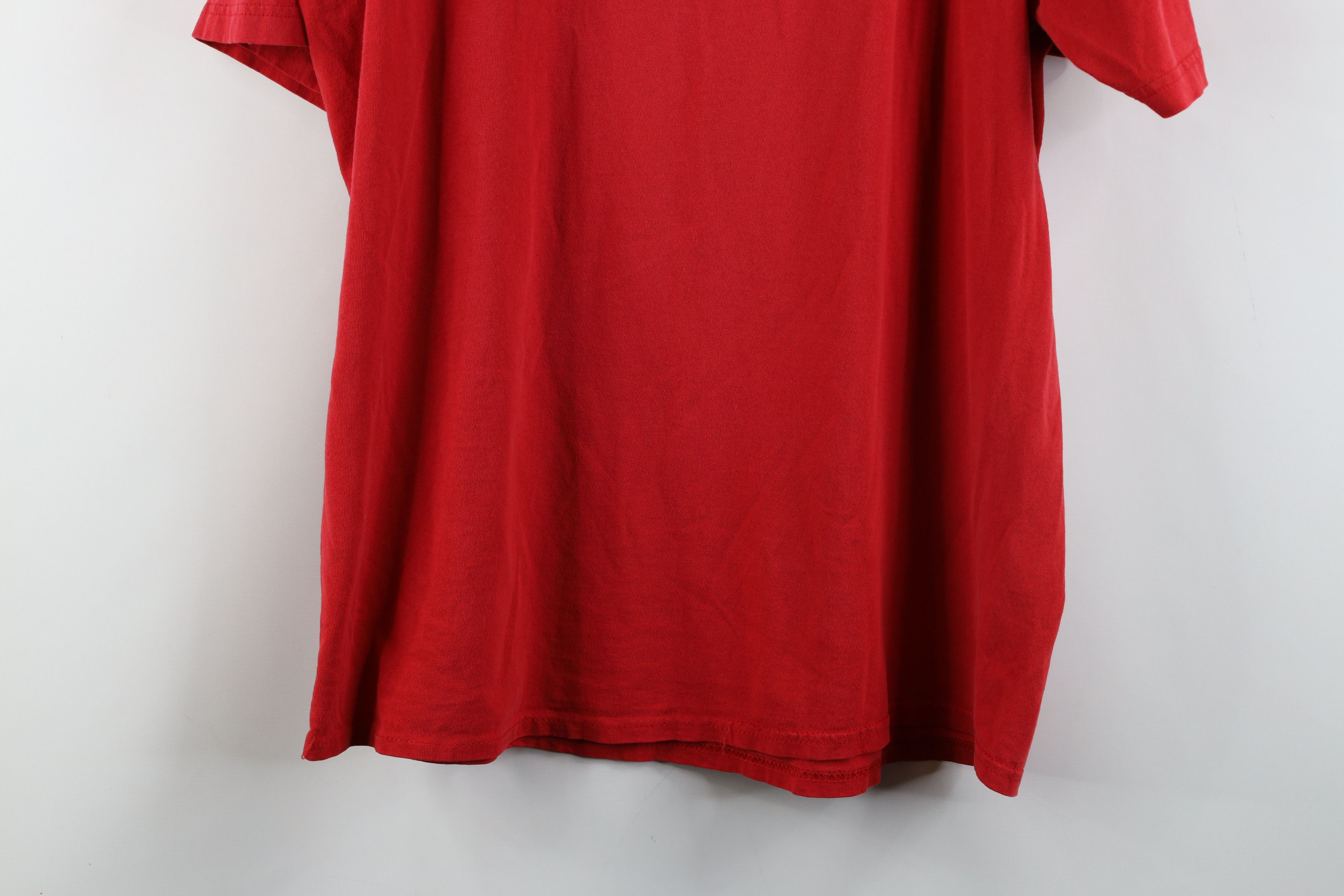 Vintage Vintage 90s Y2K Streetwear Smokey Joes BBQ Pig T-Shirt Red Size US L / EU 52-54 / 3 - 14 Thumbnail