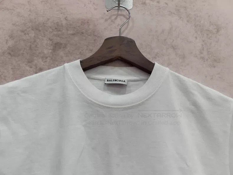 Balenciaga Balenciaga Ladies letter Logo print round neck short-sleev Size M / US 6-8 / IT 42-44 - 6 Thumbnail