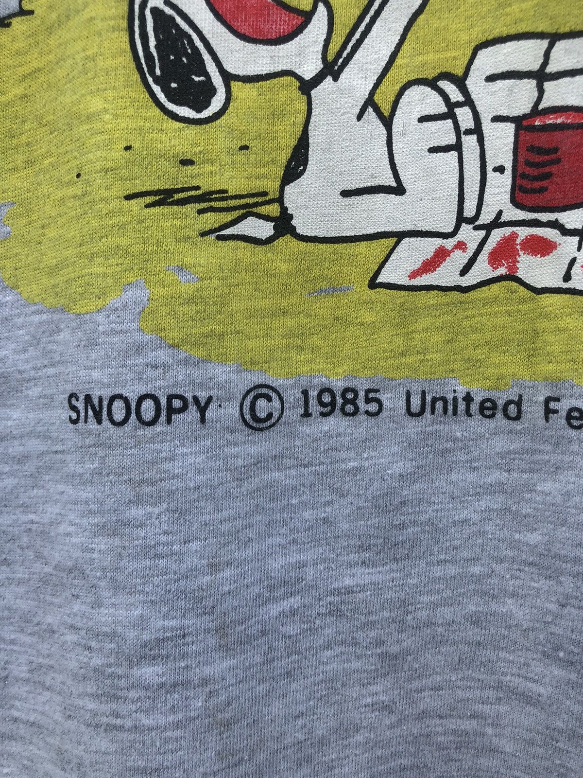 Cartoon Network × Nickelodeon × Vintage Vintage Snoopy 1985 Tshirts Size US L / EU 52-54 / 3 - 7 Thumbnail