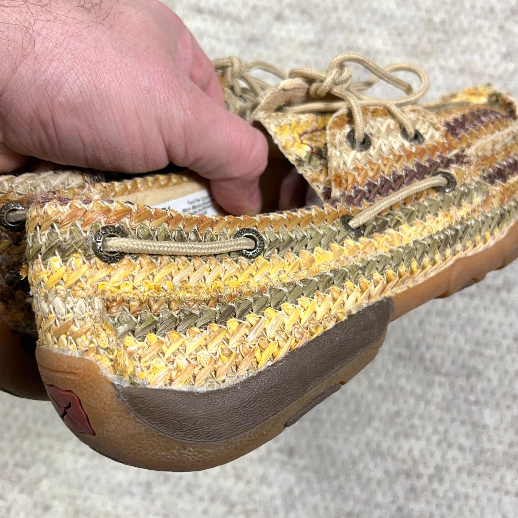 Twisted X Twisted X Women's Loafers Slip On Driving Moccasins Moc Toe WDM0084 8M Brown Casual Slip-On Shoes Size US 8 / IT 38 - 5 Thumbnail