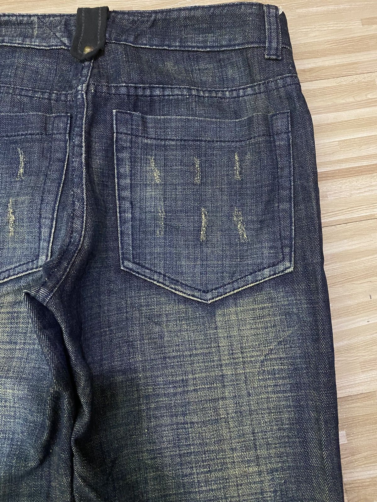 Japanese Brand 💥INSANE 90s JAPANESE MUDWASH EMBROIDERY TATTOO STYLE JEANS💥 Size US 30 / EU 46 - 14 Thumbnail
