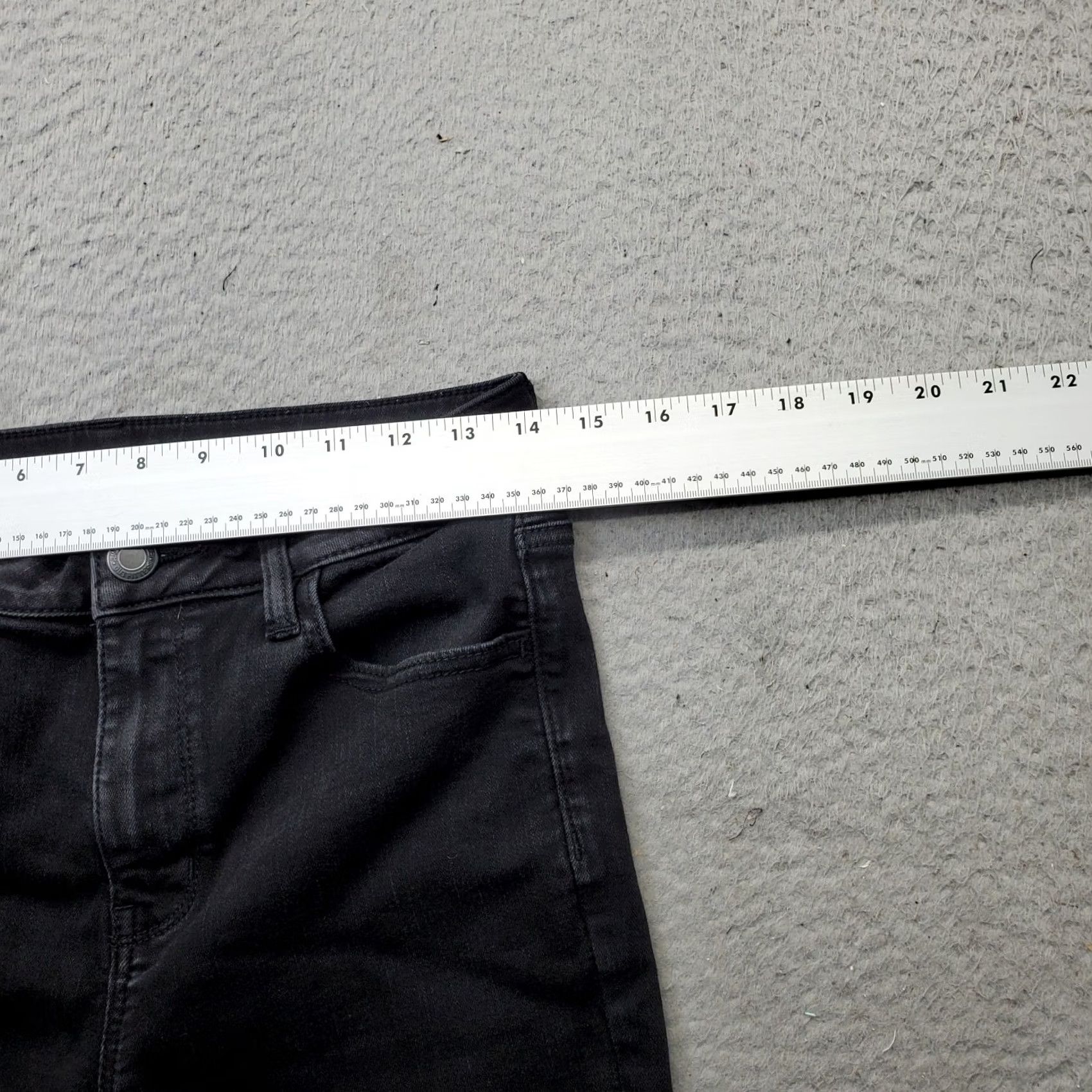 American Eagle Outfitters American Eagle Outfitters Jeans Womens 8 Black Denim Stretch Distressed Regular Fit Size 30" / US 8 / IT 44 - 6 Thumbnail