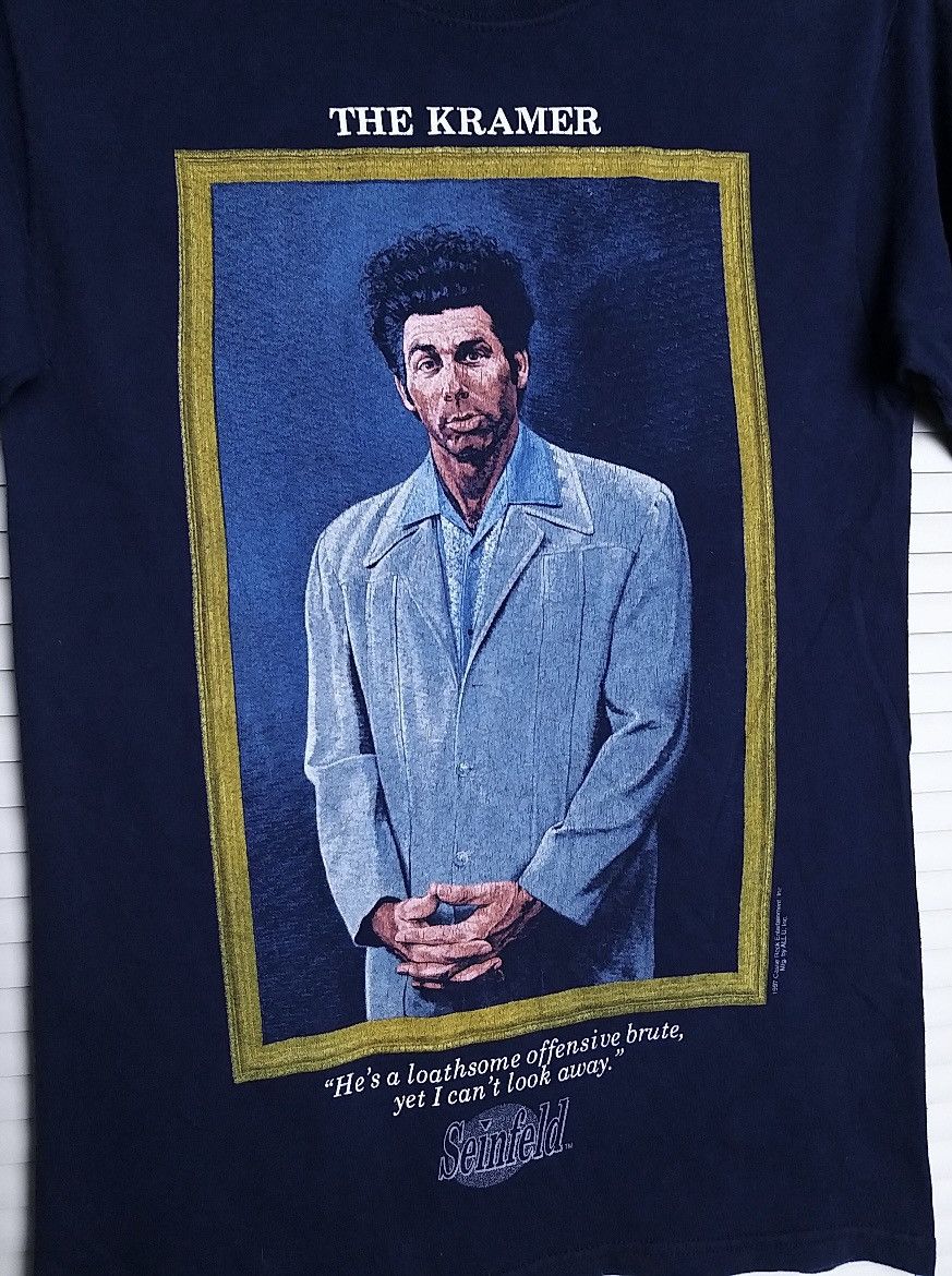 Vintage VINTAGE 90'S SEINFELD"THE KRAMER"1997 TV SITCOM T SHIRT Size US S / EU 44-46 / 1 - 1 Thumbnail