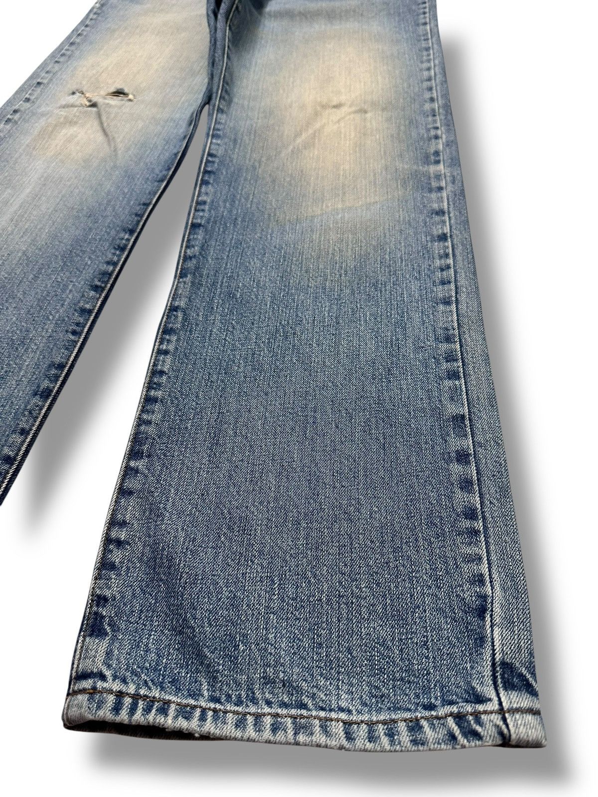 Japanese Brand Vintage IN Blue Denim Straight Leg Jeans with Faded Wash Size US 32 / EU 48 - 14 Thumbnail