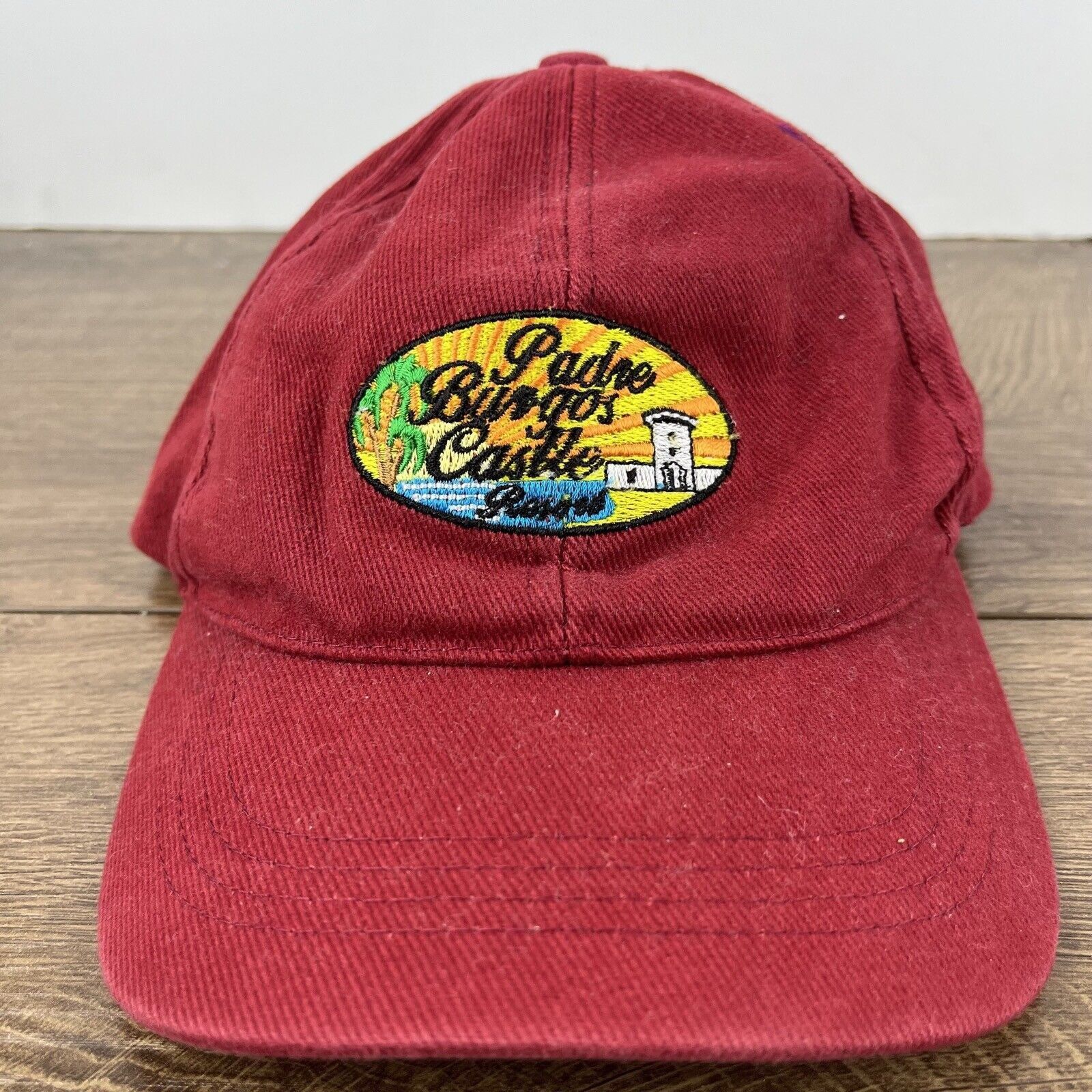 Other Padre Bingos Castle Hat Red Cap Adjustable Hat Red Adult Fit Size ONE SIZE - 5 Thumbnail