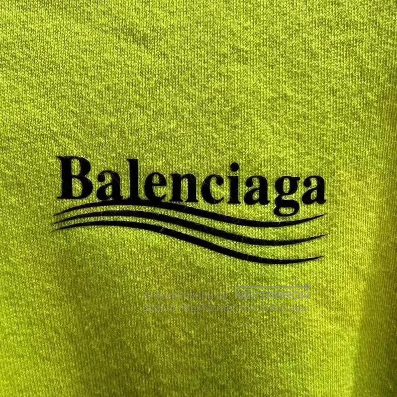 Balenciaga Balenciaga Coca-Cola Printed Logo Long Sleeve Hoodie Neon Size US M / EU 48-50 / 2 - 2 Thumbnail