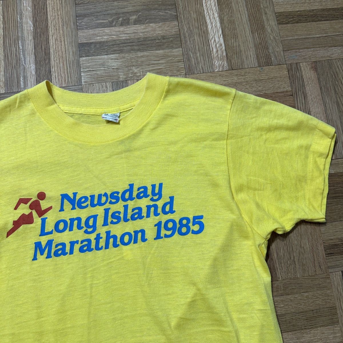 Vintage Vintage 1985 Long Island Marathon tee Size US M / EU 48-50 / 2 - 3 Thumbnail