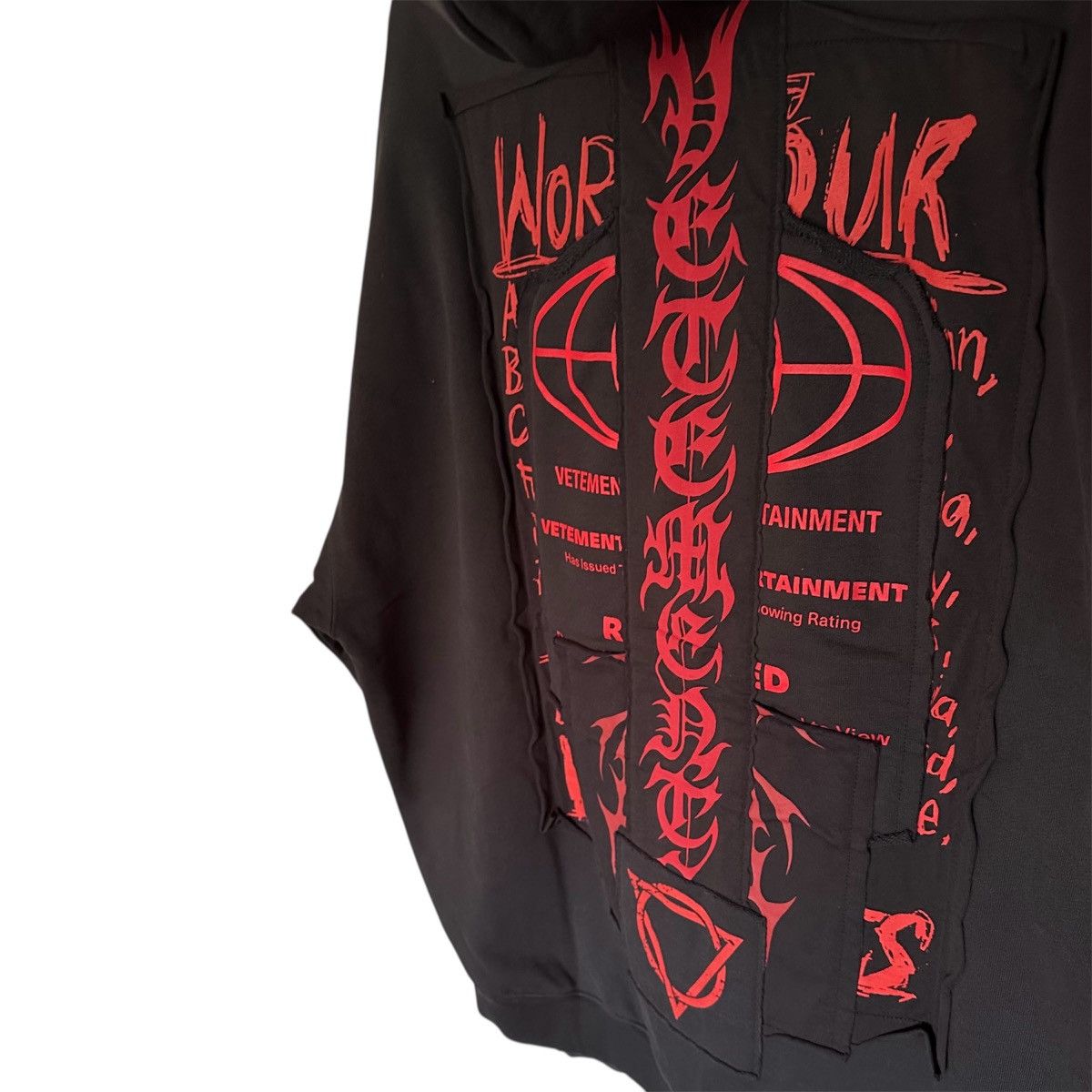 Vetements Vetements RUNWAY J’Adore Hardcore Hoodie Size US XL / EU 56 / 4 - 4 Thumbnail