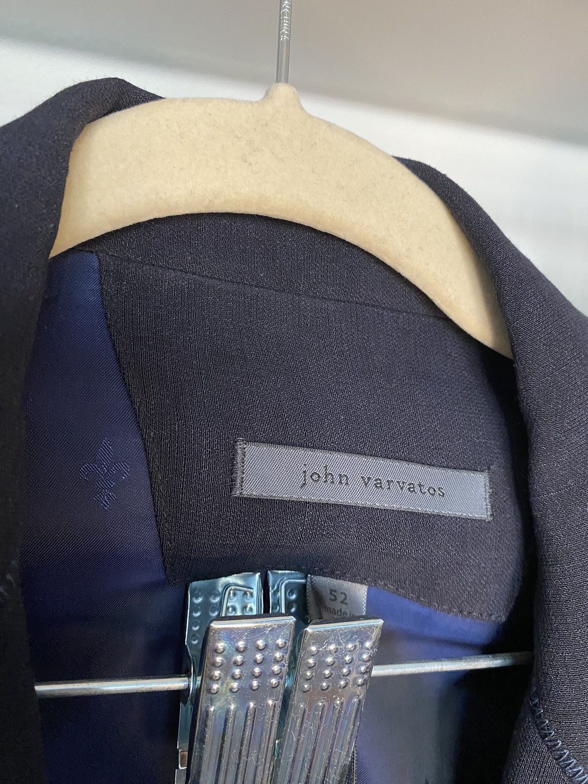 John Varvatos John Varvatos Runway Blazer Officer Blue Size 52S - 4 Thumbnail