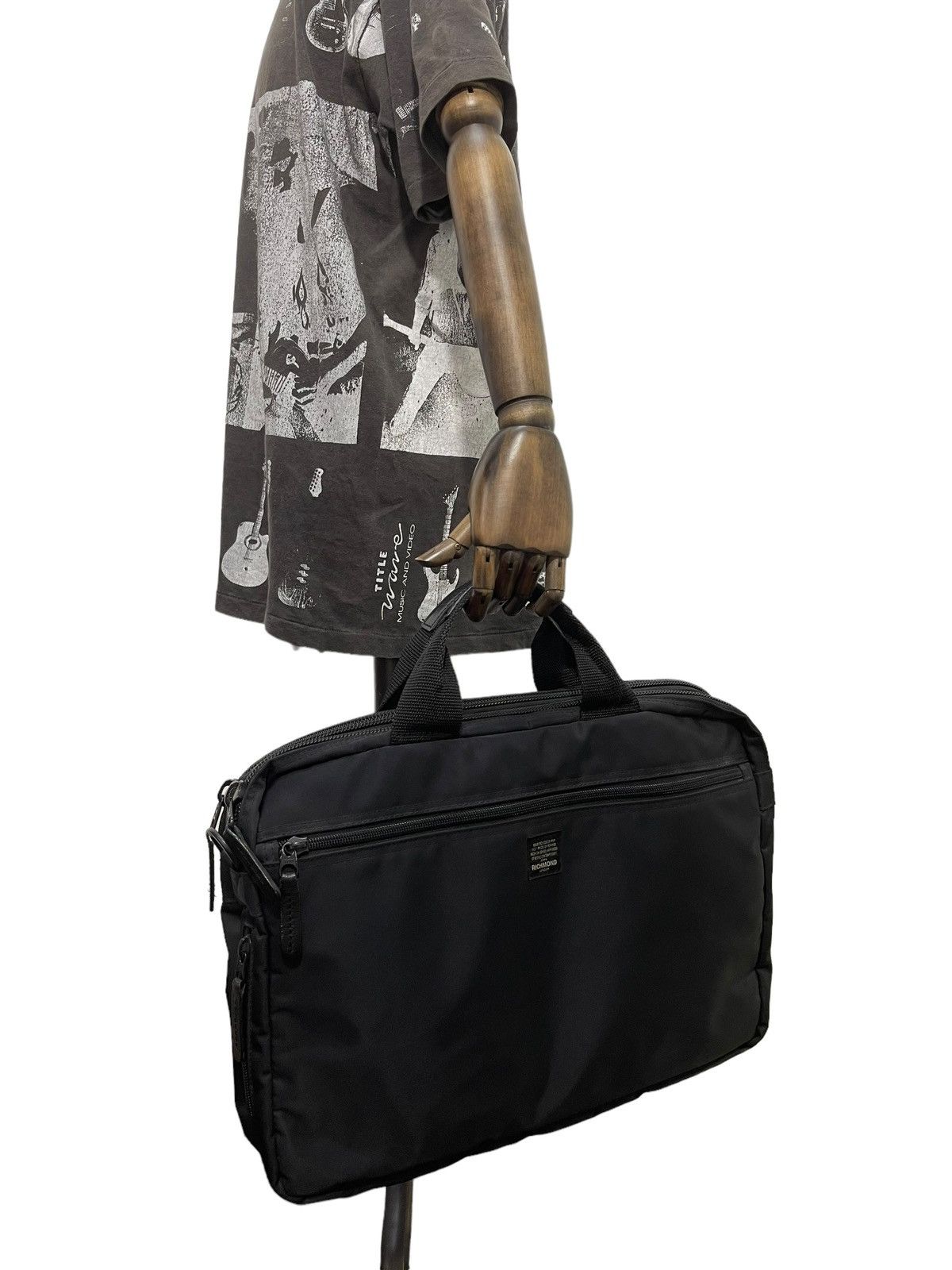 Felisi × Leather Felisi briefcase business nylon leather bag | Grailed