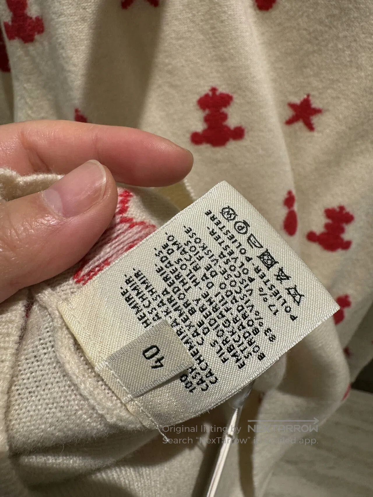 Hermes Hermes Limited Edition Cashmere Sweater. Size US M / EU 48-50 / 2 - 6 Thumbnail