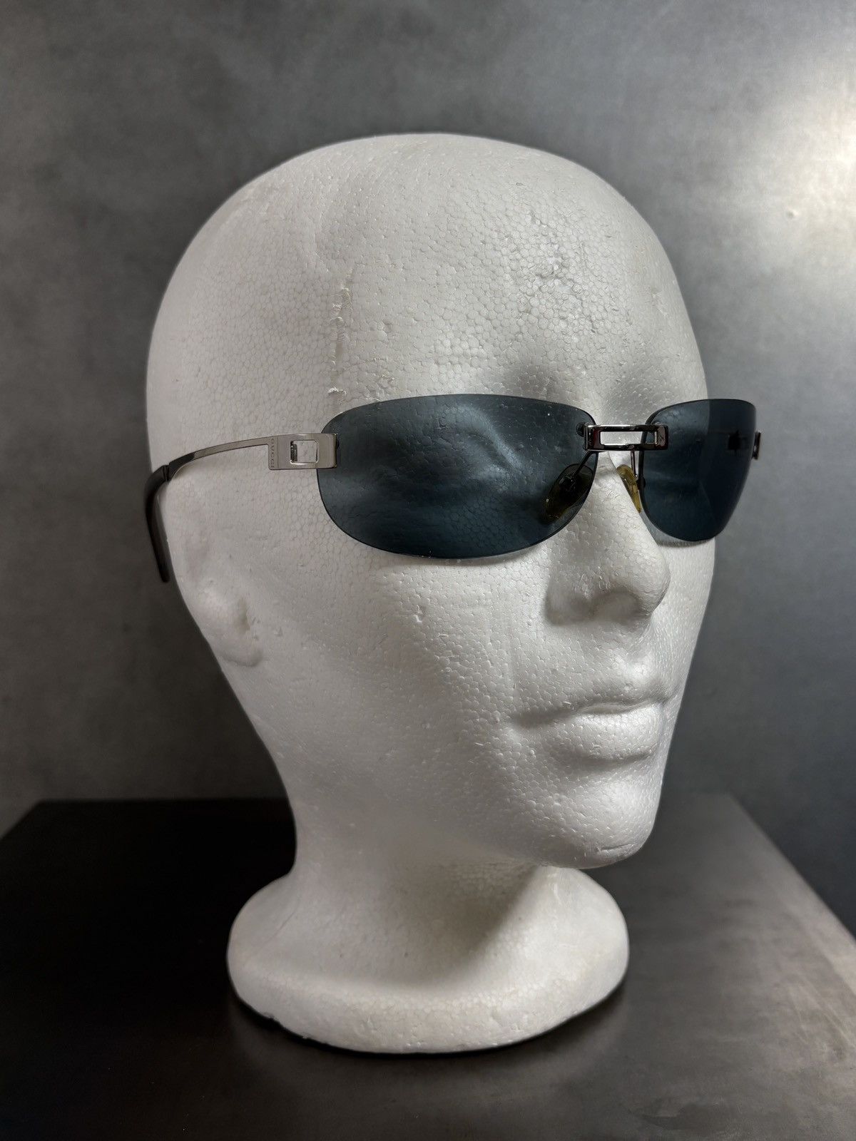 Gucci 2000s Vintage Gucci Sunglasses Y2K Rimless GG 1429/S 1990s Size ONE SIZE - 3 Thumbnail