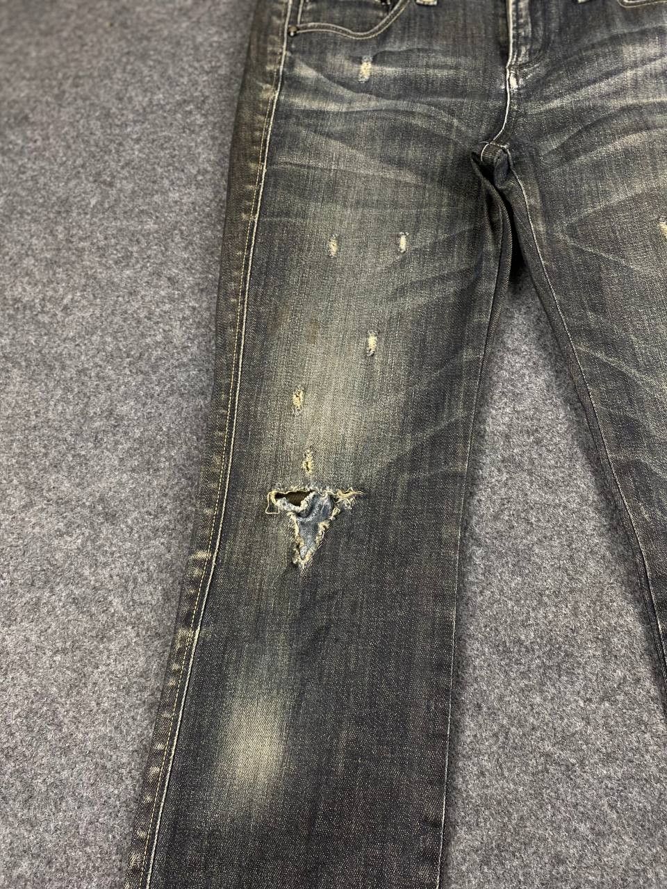 Japanese Brand back number black label tokyo girls collection distressed Size 32" / US 10 / IT 46 - 10 Thumbnail