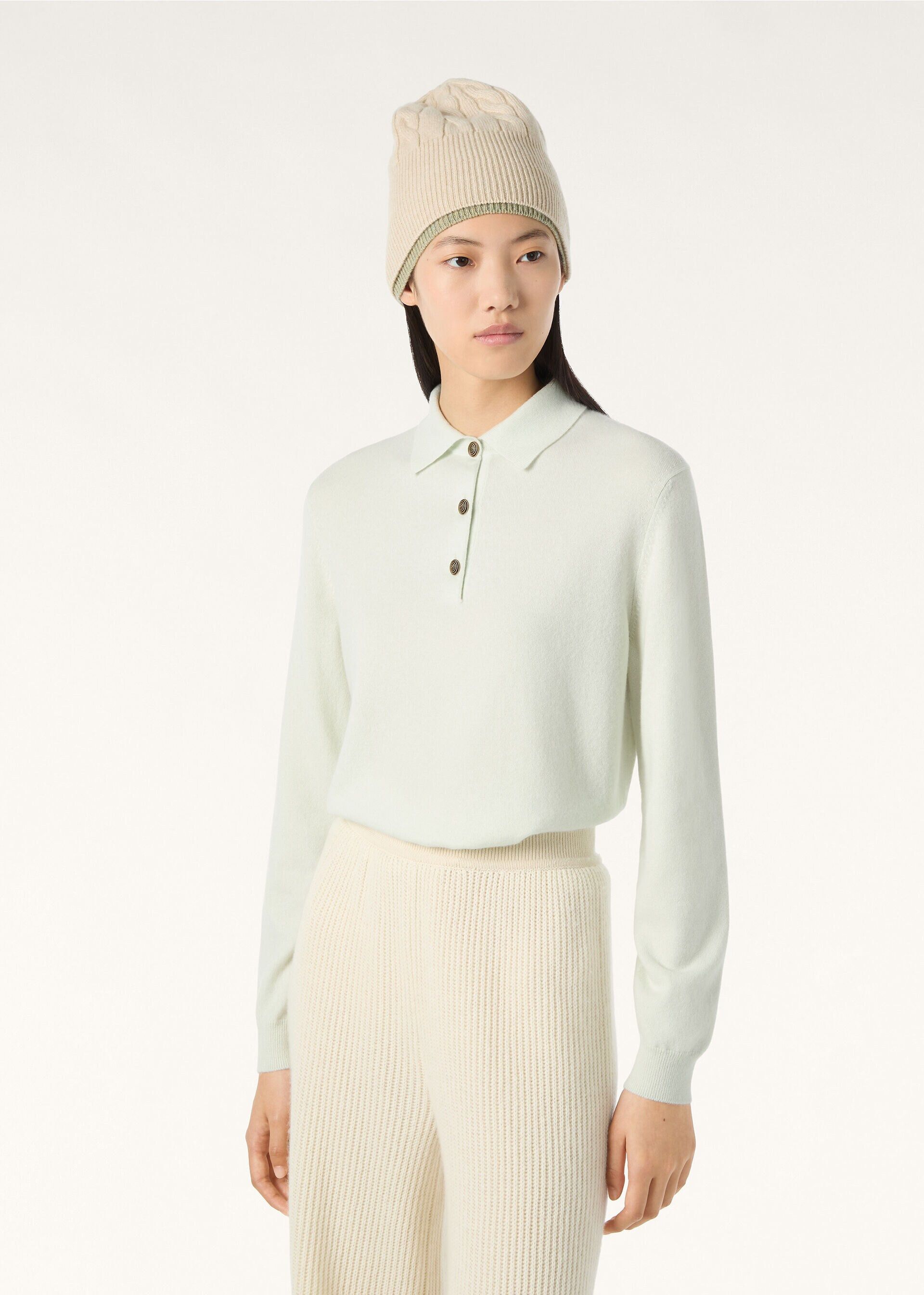 Loro Piana os11x0326 FAQ8643 Classic Polo Shirt in Snow Waterfall Size XS / US 0-2 / IT 36-38 - 4 Thumbnail