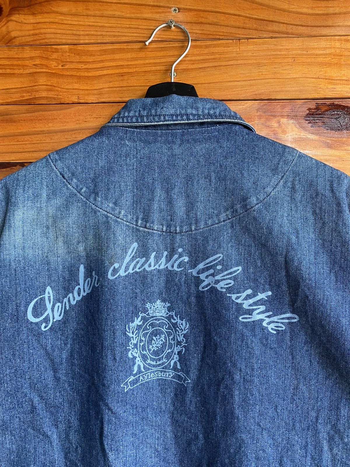 Japanese Brand Vintage Aylesbury Denim Jacket – Casual Outerwear London Size US L / EU 52-54 / 3 - 14 Thumbnail