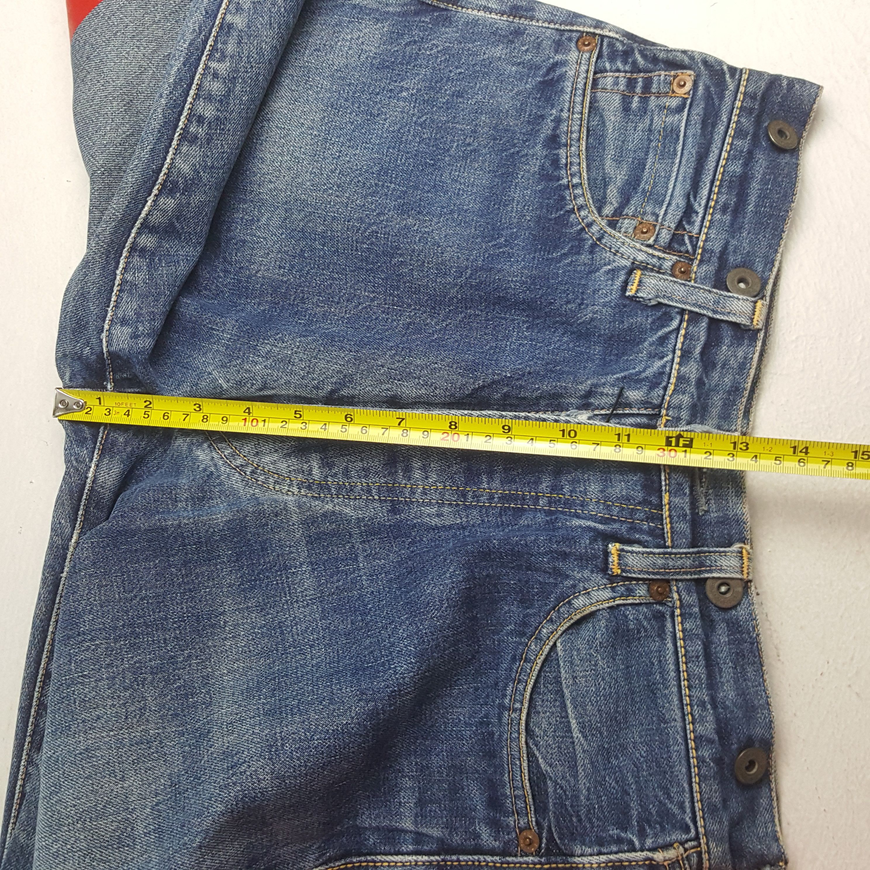 Evisu Vintage Evis Selvedge Daicock Art Denim Jeans C297N1 Size US 29 - 10 Thumbnail