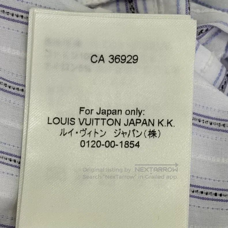 Louis Vuitton Louis Vuitton SS26 Vertical Stripe Long Sleeve Jacket Shir Size US M / EU 48-50 / 2 - 5 Thumbnail