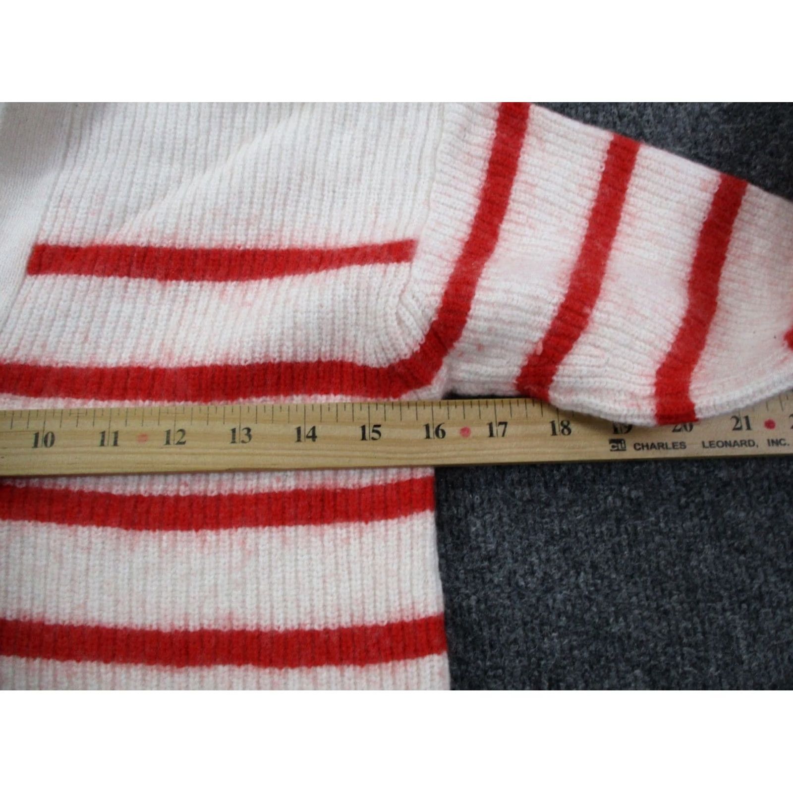 Vintage La Maille Sezane Sweater Womens XS White Striped Wool Classic Sezane Pullover Knit Shirt Womens XS White Striped Wool Classic Size XS / US 0-2 / IT 36-38 - 5 Thumbnail