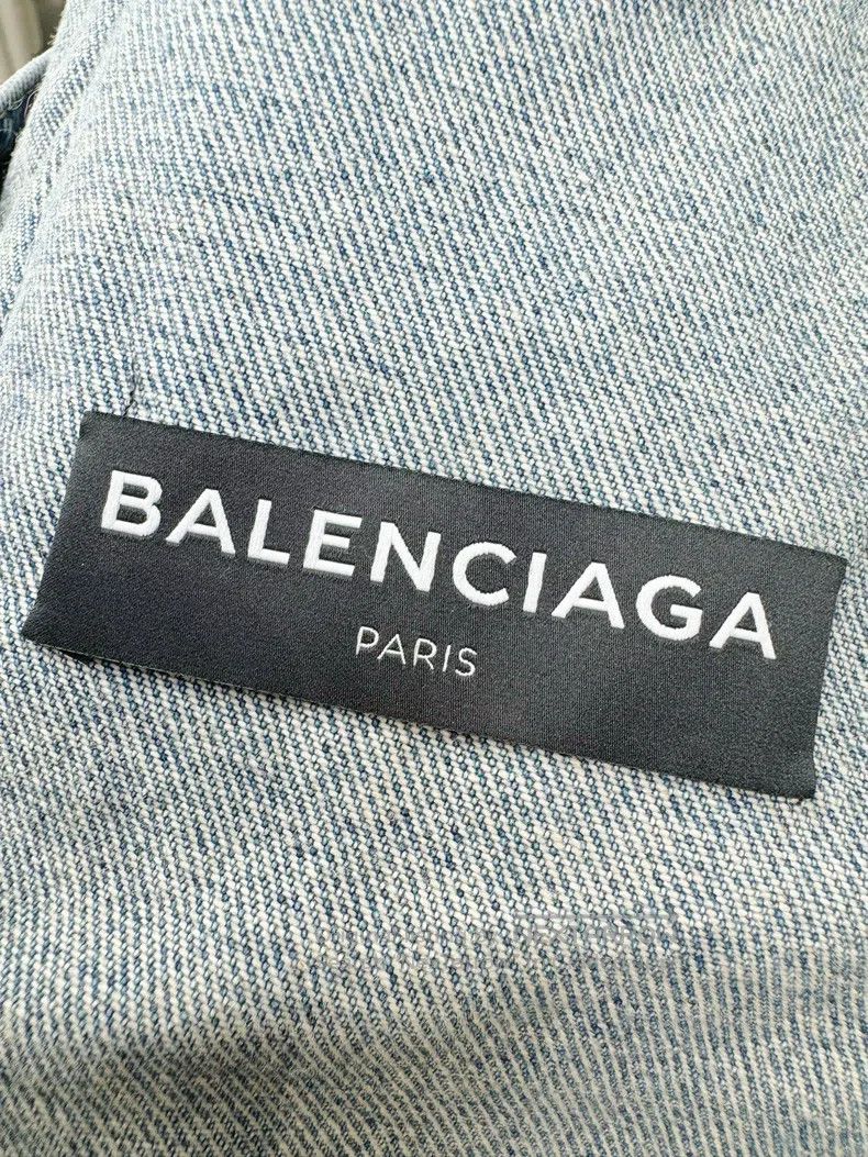 Balenciaga Balenciaga Blue Vintage Coca-Cola Logo Denim Long Sleeve J Size US S / EU 44-46 / 1 - 4 Thumbnail