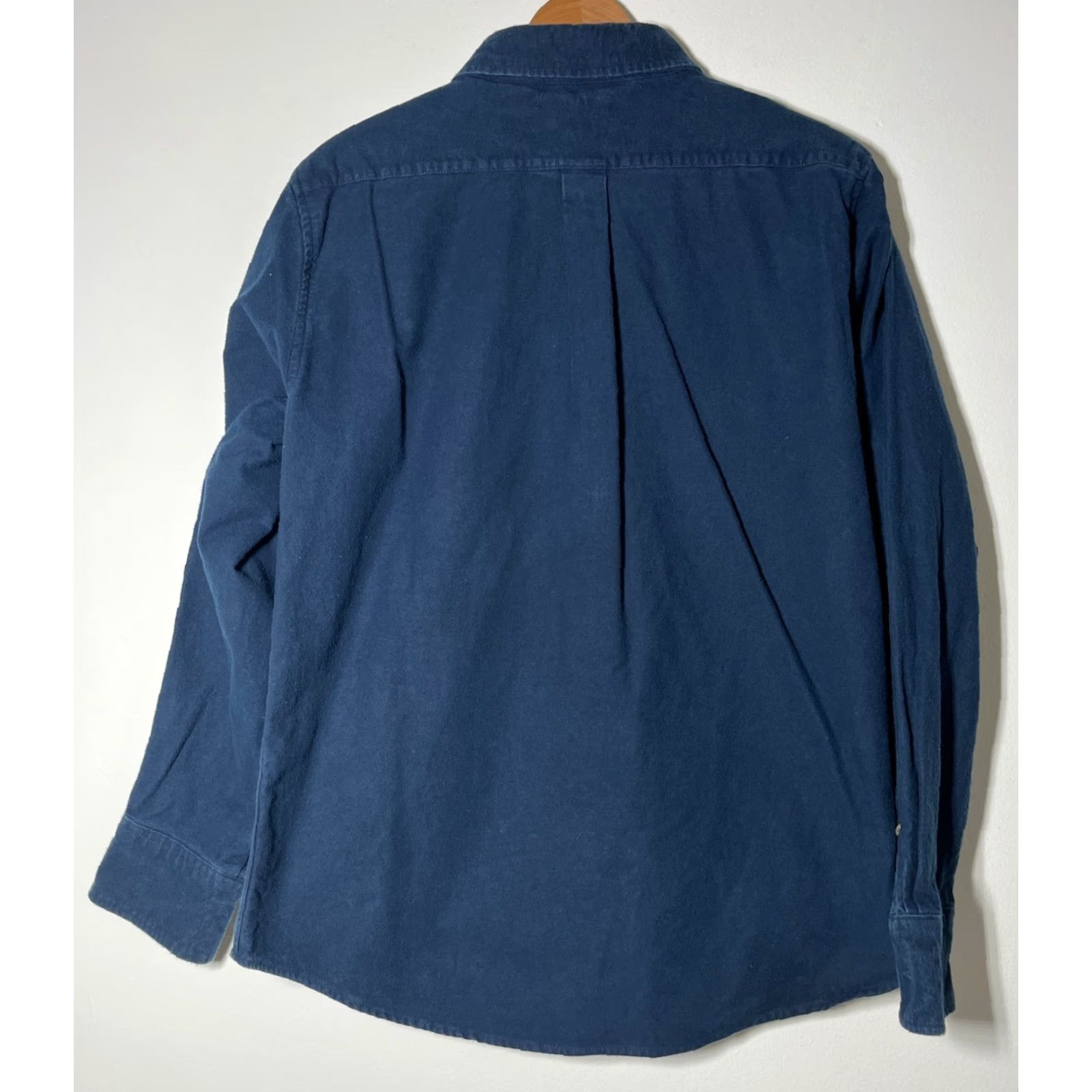 Vintage VINTAGE Criquet Men's Long Sleeve Button-Up Shirt Navy Made in USA Sz M Size US M / EU 48-50 / 2 - 2 Thumbnail