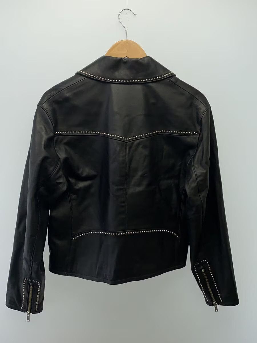 Hysteric Glamour Hysteric Glm Studs Lamb Sheep Lthr Double Rider Jkt Black Size US S / EU 44-46 / 1 - 2 Thumbnail