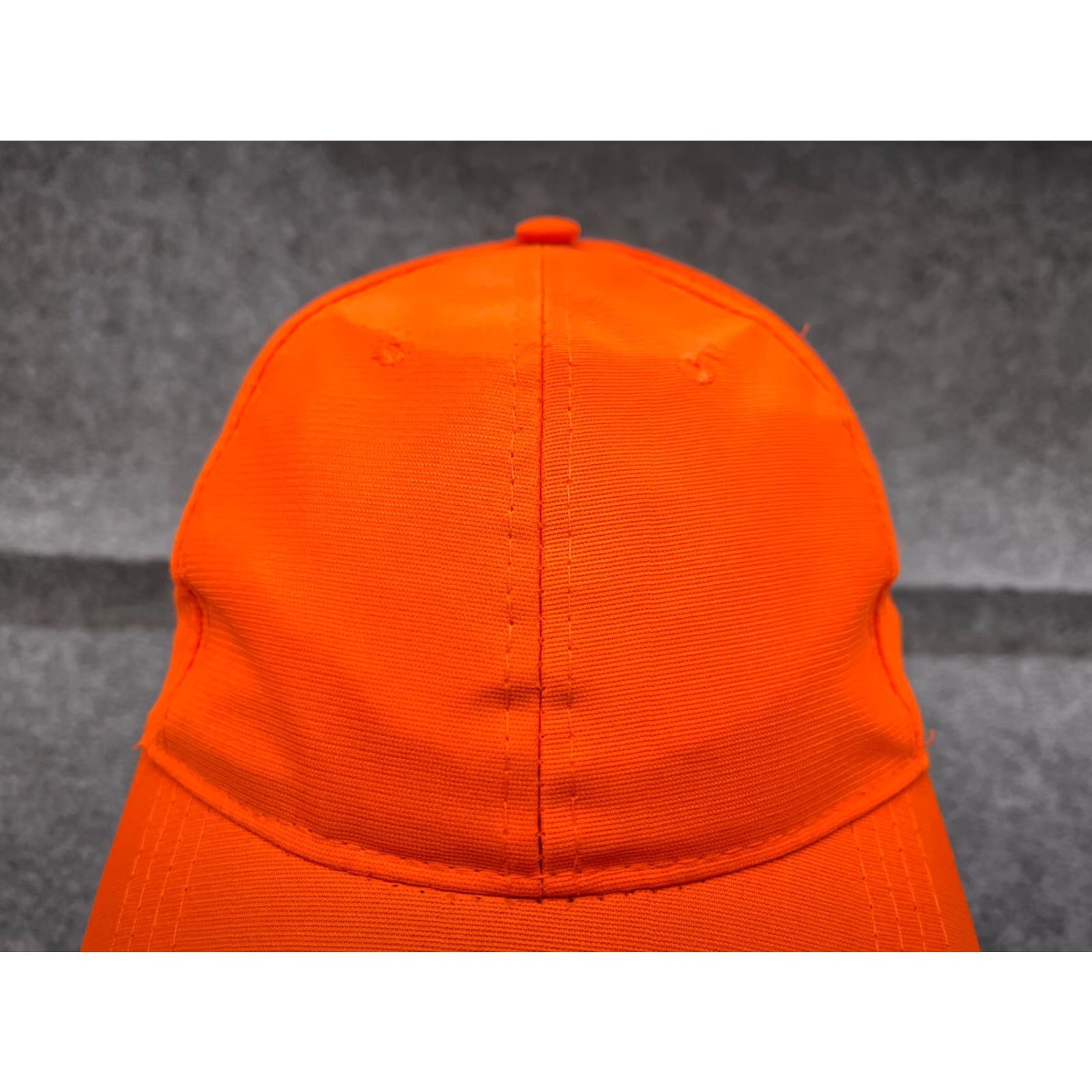 Vintage Paramount Outdoors Hat Strap Back Adult One Size Orange Hike High Visibility Hat/Cap Men Sung? Size ONE SIZE - 2 Thumbnail