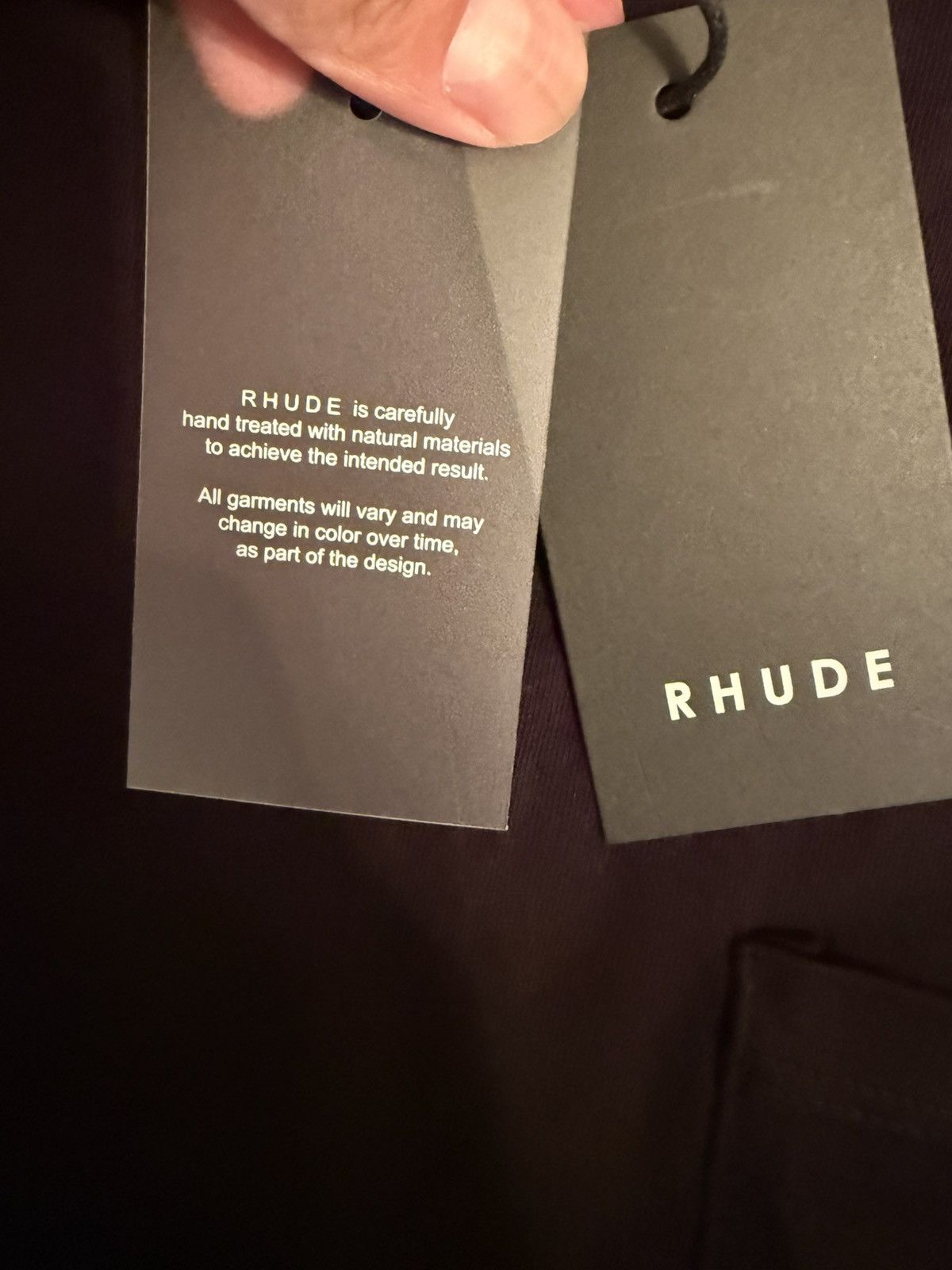 Rhude Rhude Black Logo Pocket T-Shirt Size US S / EU 44-46 / 1 - 5 Thumbnail