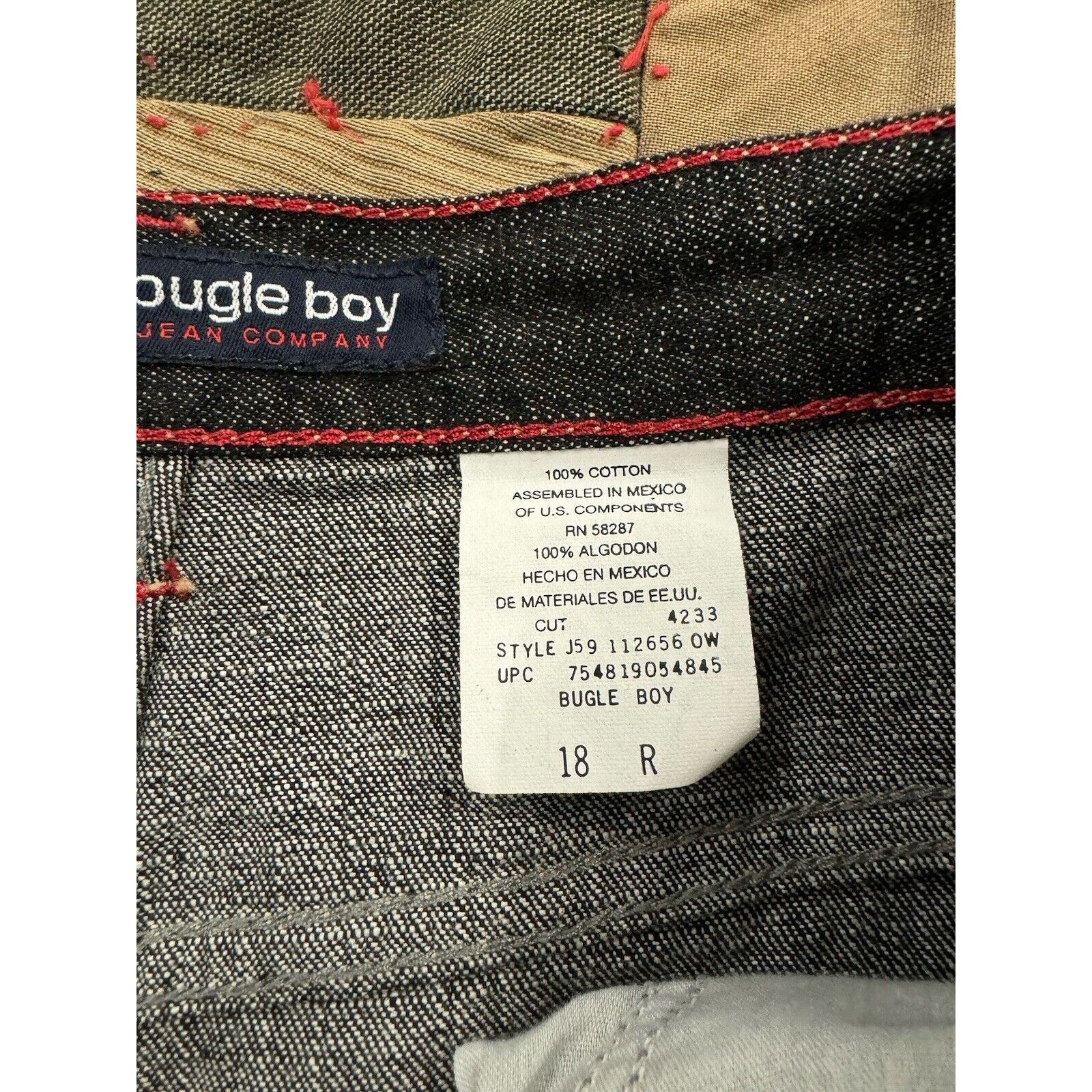 Bugle Boy Vintage 90s Skater Baggy Bugle Boy Jeans Denim W30 X L30 Size US 30 / EU 46 - 7 Thumbnail