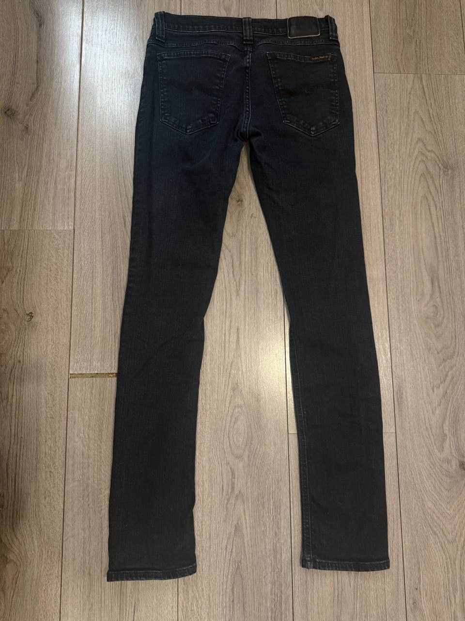 Nudie Jeans nudie jeans mens W29 L32 Black dark wash straight Size US 30 / EU 46 - 7 Thumbnail