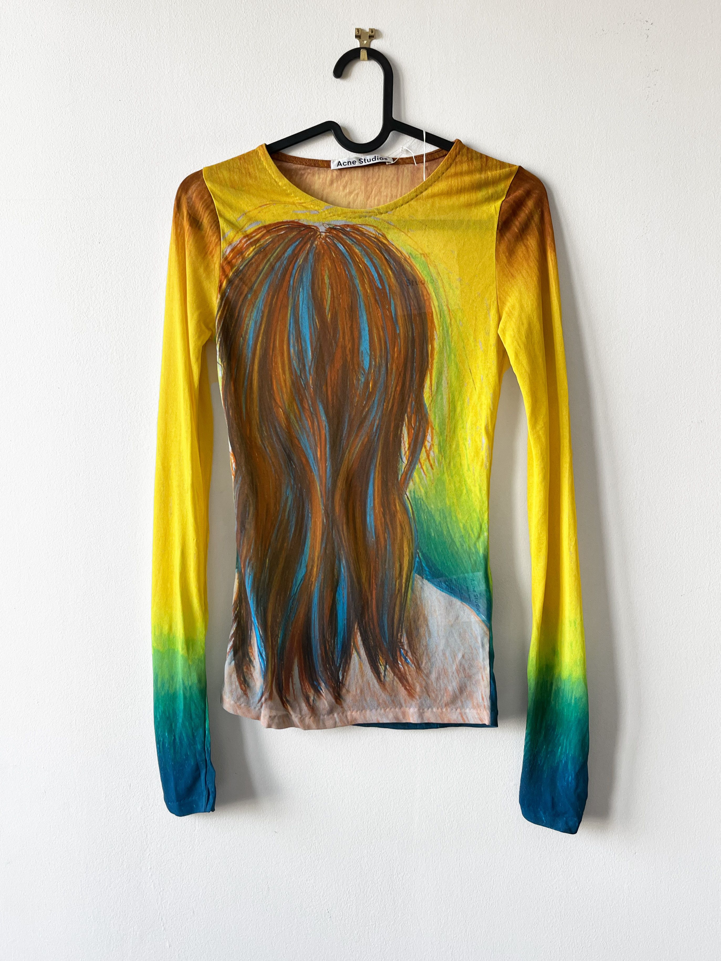 Acne Studios Acne Studios "TACITA IMAGE" long sleeve top Size XXS / US 00 / IT 34 - 1 Thumbnail