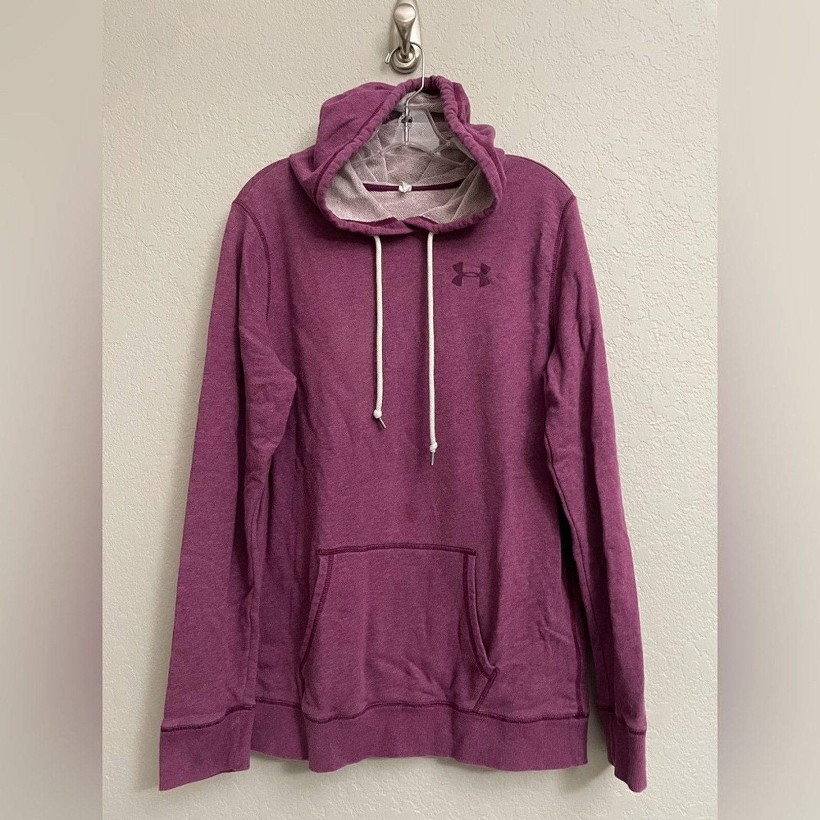 Under Armour Under Armour French Terry Mauve Loose Fit Hoodie size Large Size L / US 10 / IT 46 - 1 Thumbnail