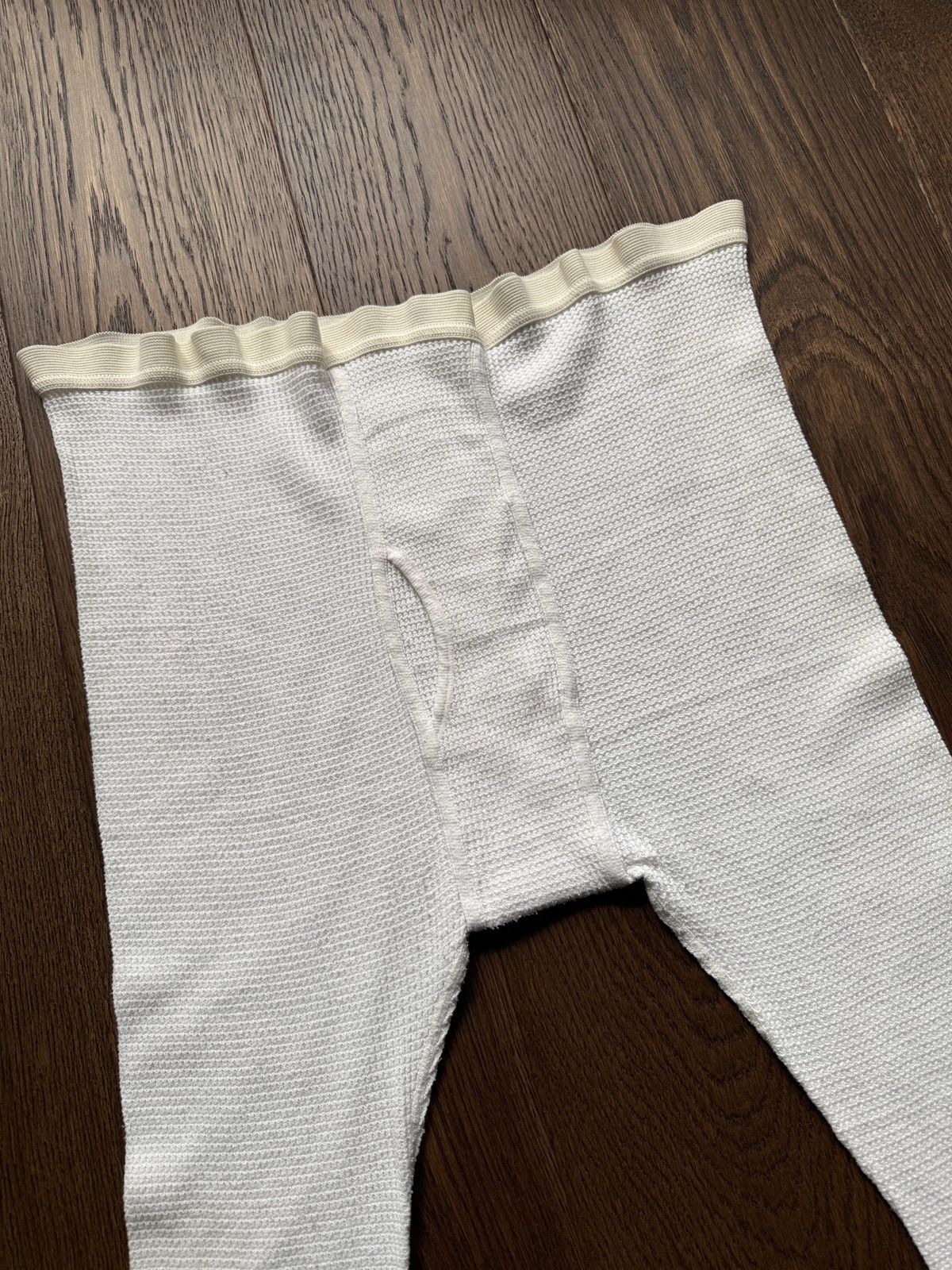 Vintage Vintage Waffle Knit Thermal Long John Pants Size US 40 / EU 56 - 2 Thumbnail