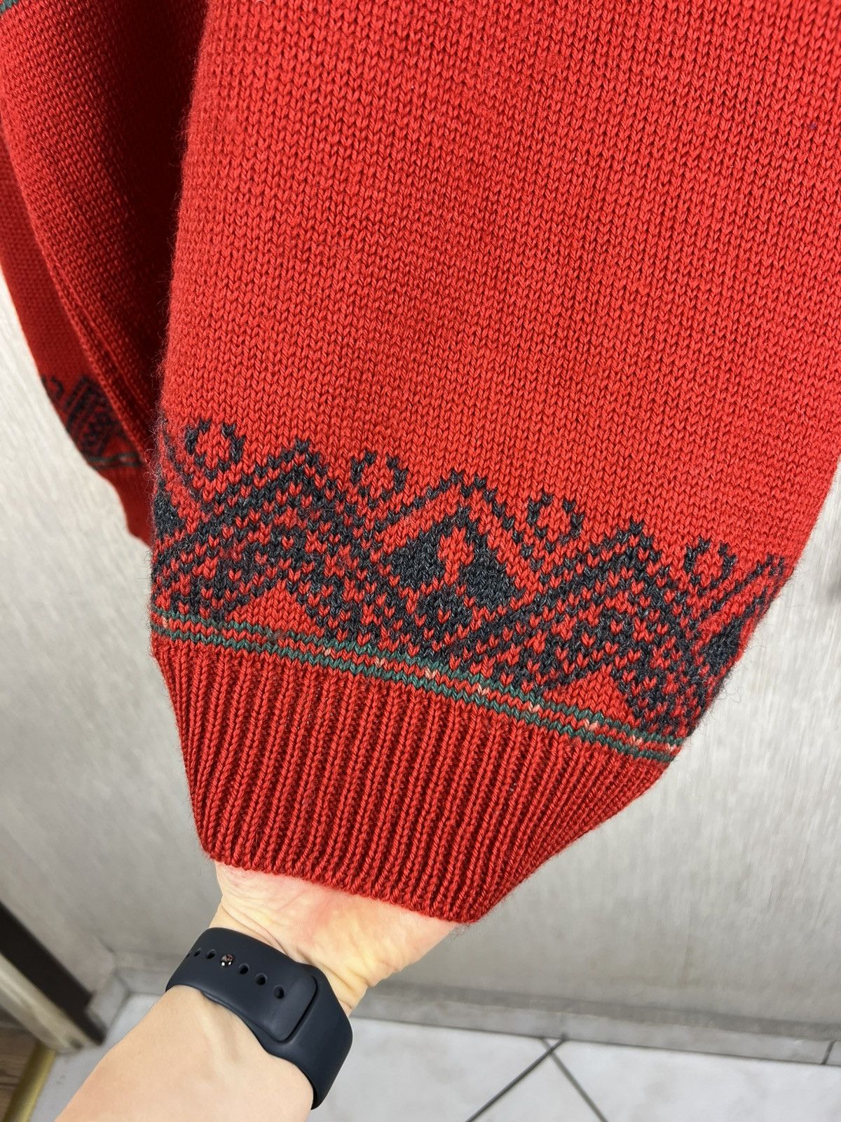 Dale Of Norway Vintage Dale of Norway heavy wool patterned sweater half zip Size US L / EU 52-54 / 3 - 11 Thumbnail
