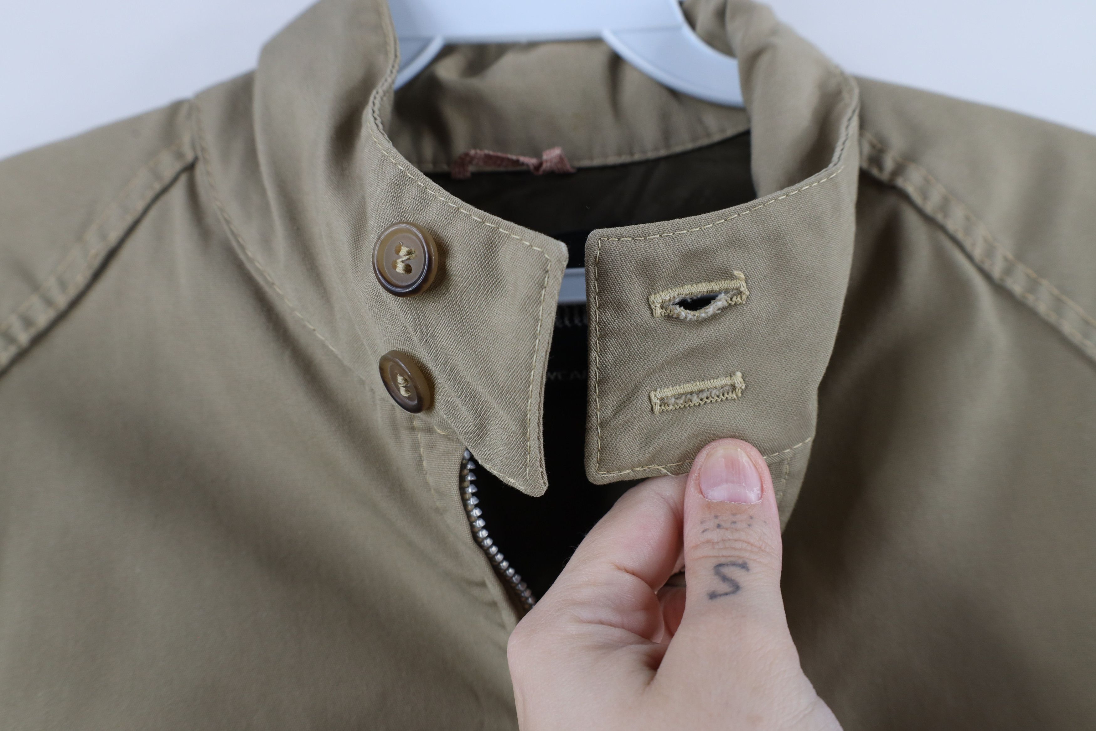 Vintage Vintage 70s Streetwear Cafe Racer Bomber Jacket Beige USA Size US M / EU 48-50 / 2 - 11 Thumbnail