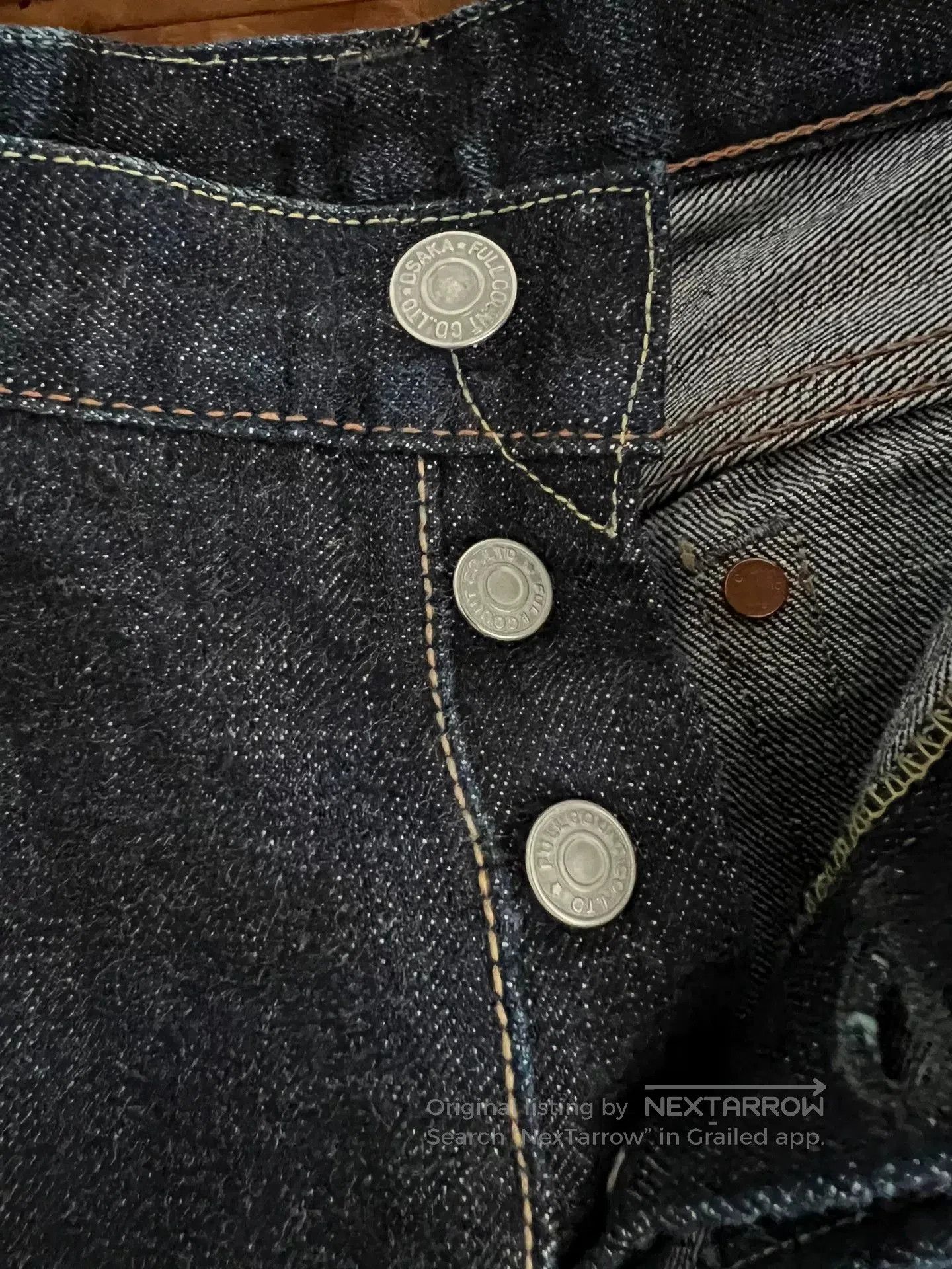 RRL Ralph Lauren FullCount 1109xx Red Ear Denim Pants. Size US 32 / EU 48 - 6 Thumbnail