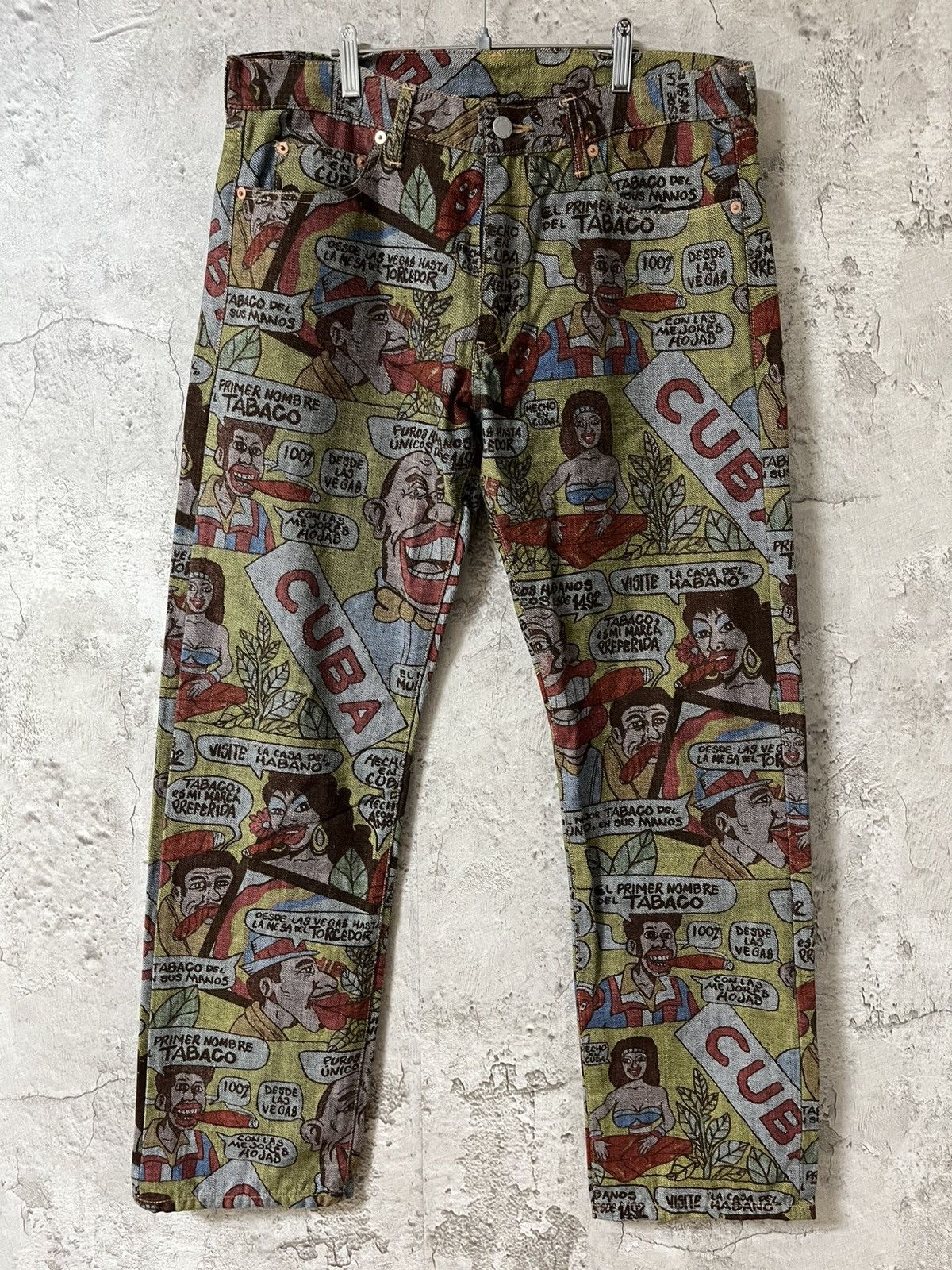 Comme des Garcons Homme commedesgarcons homme 2002 cuba denim Size US 32 / EU 48 - 2 Thumbnail