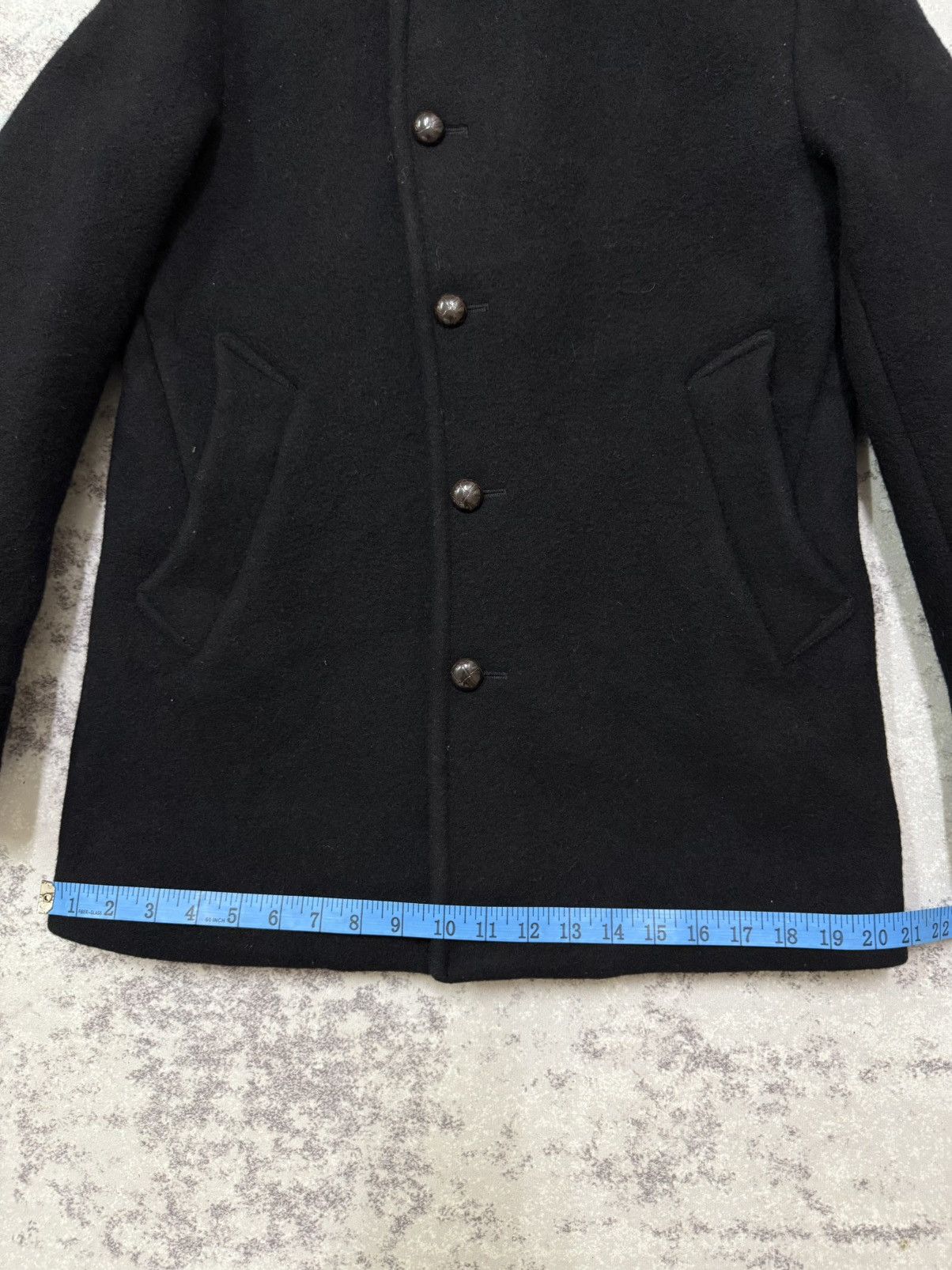 Edifice Japan EDIFICE BELTED COLAR WOOL COAT JACKET Size US S / EU 44-46 / 1 - 20 Thumbnail
