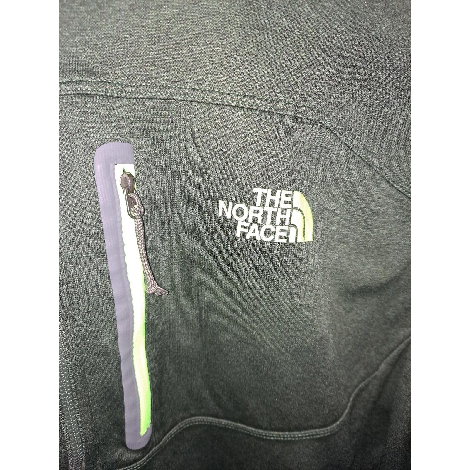 The North Face The North Face 1/2 Zip Dark Green and Gray Sweatshirt Size X Size US XL / EU 56 / 4 - 2 Thumbnail