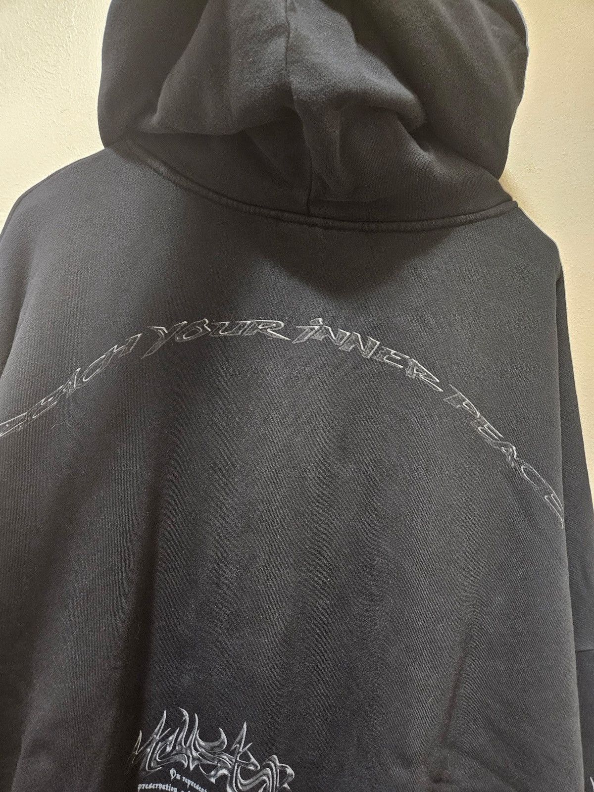 HELLSTAR ComplexCon Dark Ohm Baggy Distressed Hoodie Size US L / EU 52-54 / 3 - 8 Thumbnail