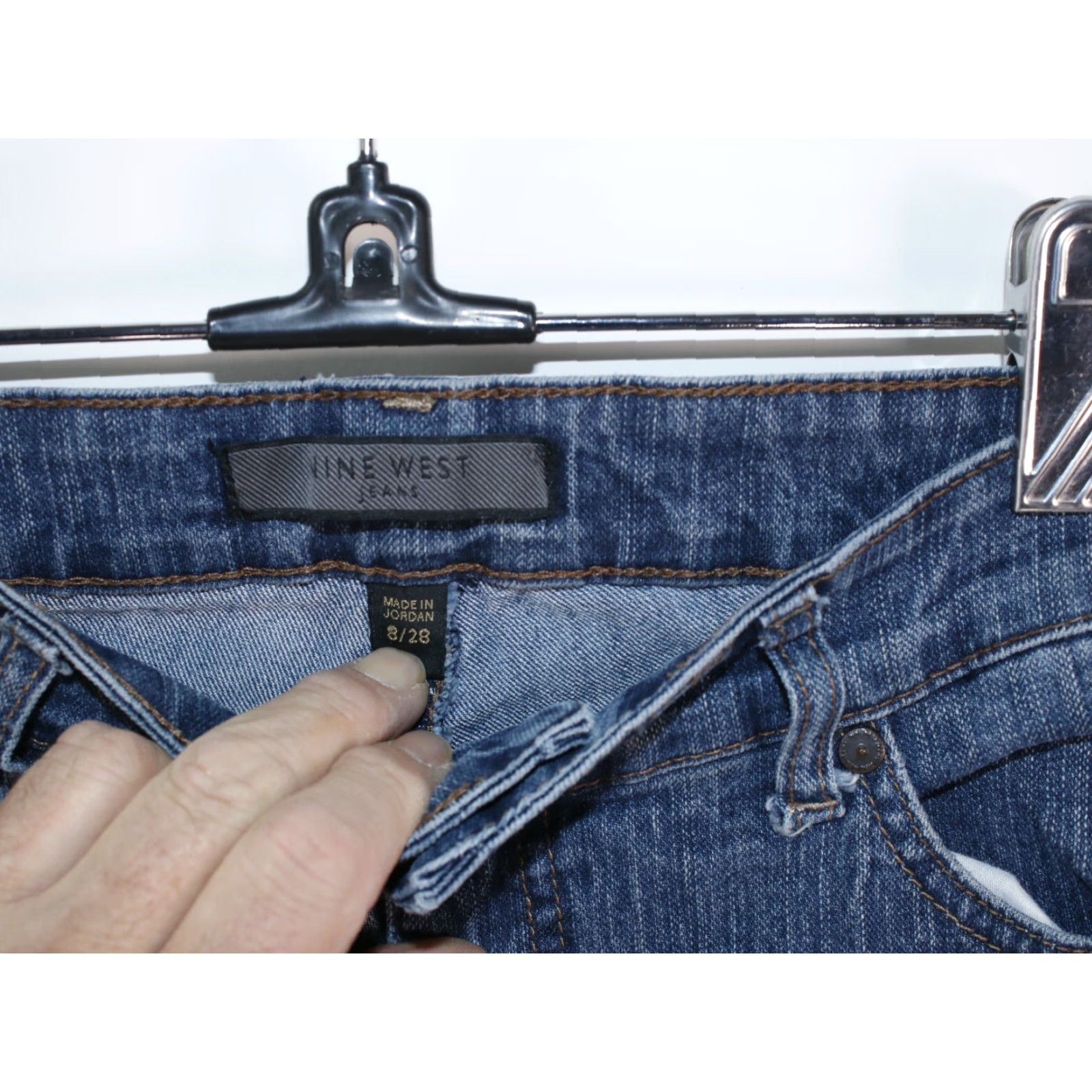 Nine West Nine West Jeans Bootcut Stretch Medium Wash Blue Women's 8 Regular 30x30 Ladies Size 8 Womens Jeans Size 30" / US 8 / IT 44 - 4 Thumbnail