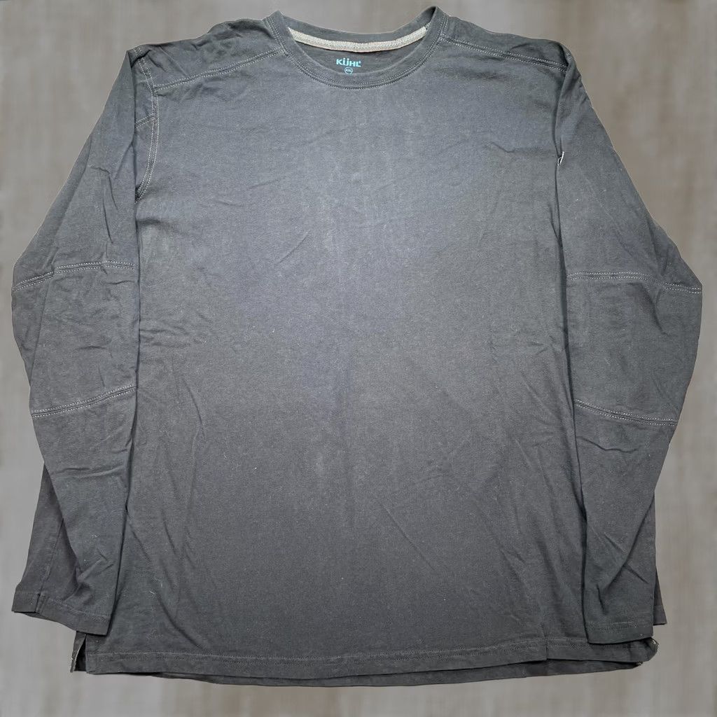 Vintage KÜHL Wildfibre Shirt Mens 2XL Black Organic Cotton Long Sleeve Hiking Tee Size US XXL / EU 58 / 5 - 1 Thumbnail