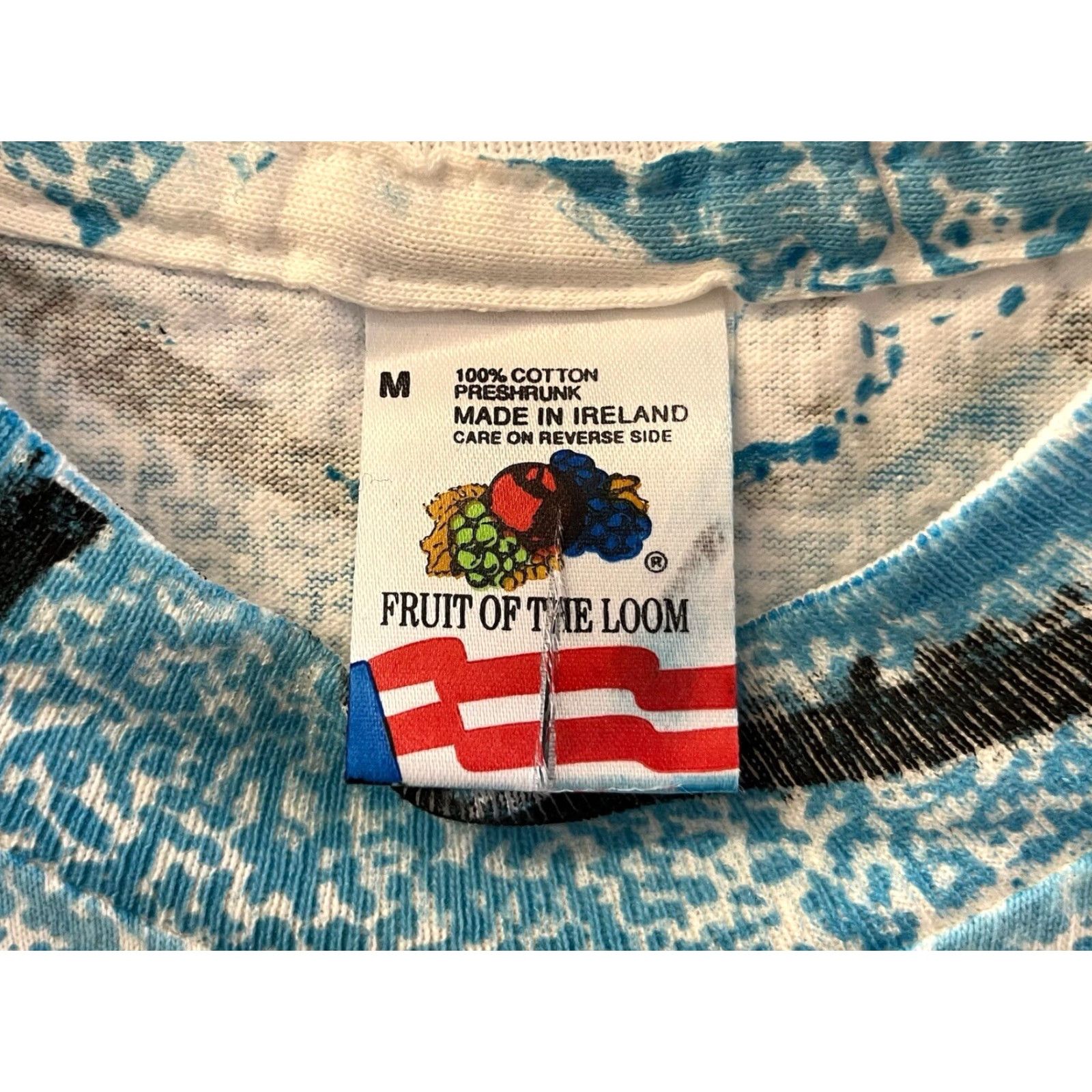Fruit Of The Loom VINTAGE Fruit of the Loom T-shirt Mens M 1990s Blue Short Sleeve Crew Neck Graphic Print NWOT 90s Motorcycle Deadstock Size US M / EU 48-50 / 2 - 3 Thumbnail