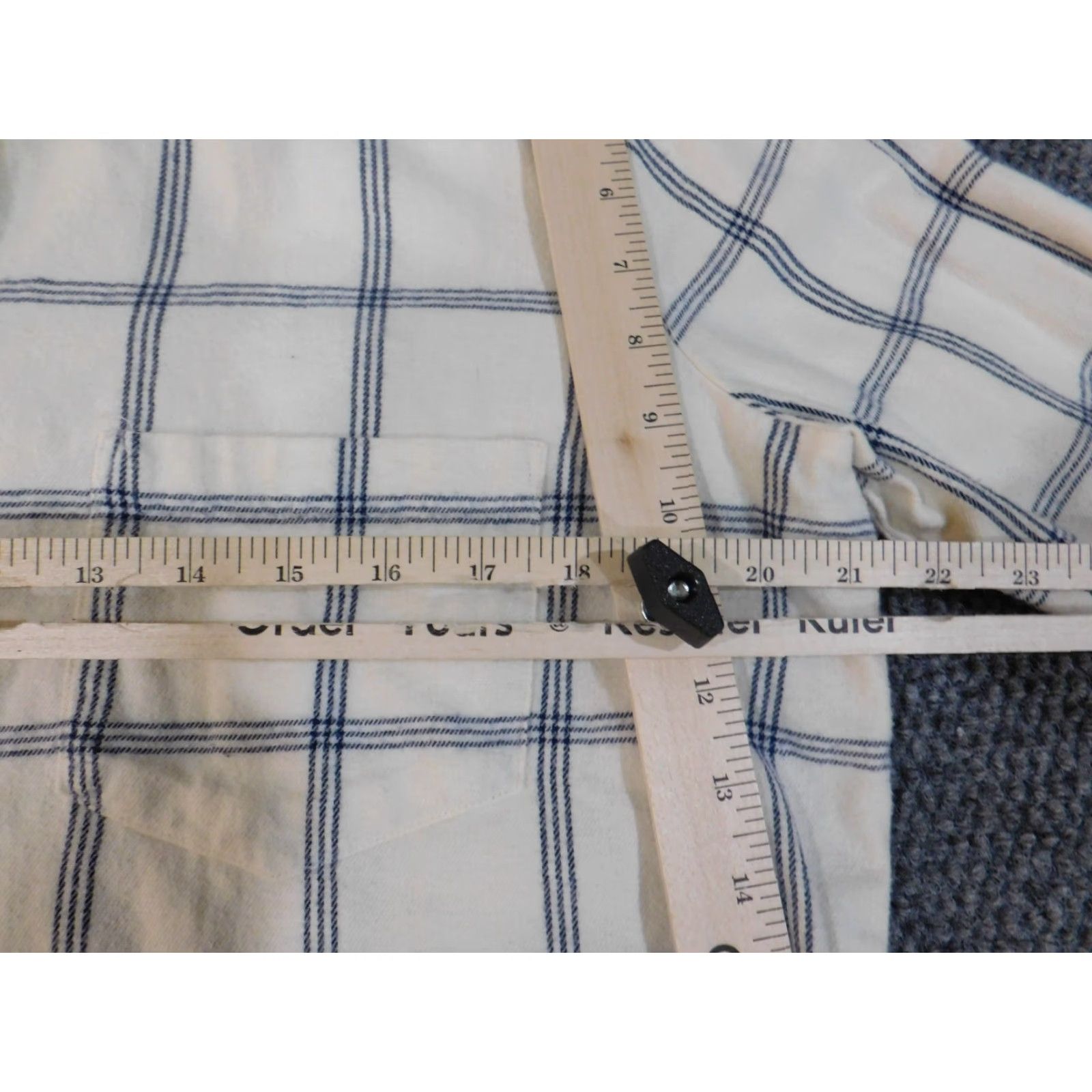 Madewell Madewell Shirt Womens Small S Beige Plaid Flannel Button-Up Casual Classic Cotton Long Sleeve Size S / US 4 / IT 40 - 6 Thumbnail