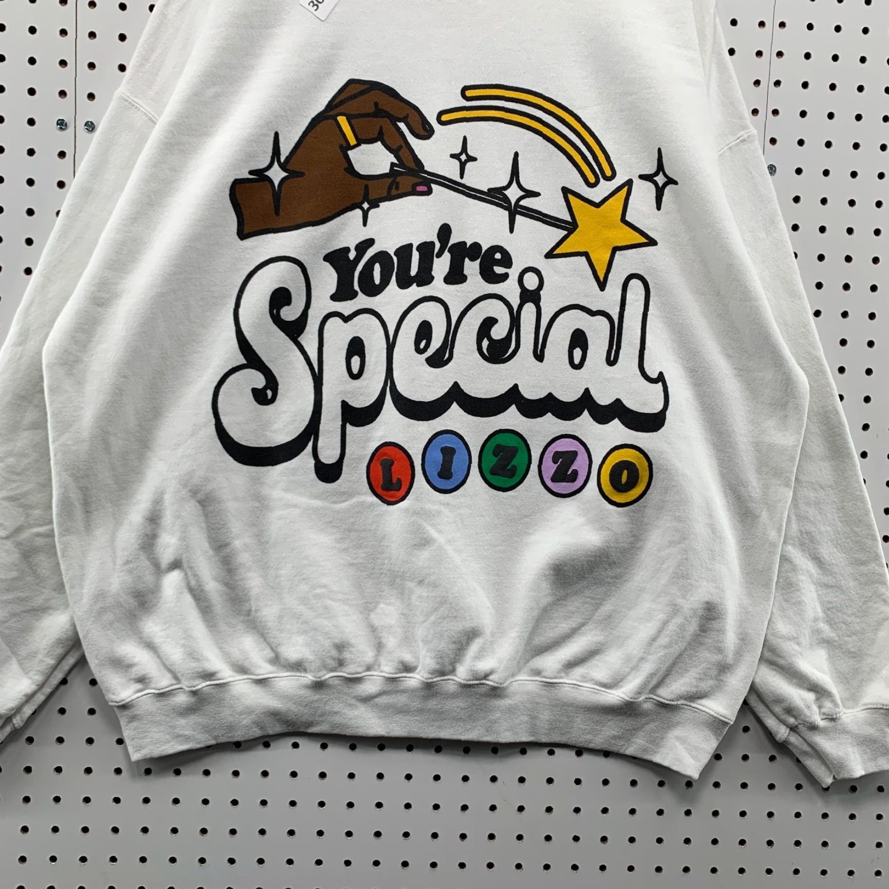 Rizzoli VINTAGE LIZZO You’re Special Crewneck Sweatshirt White 2XL Pullover Music Mens Shirt Size US XXL / EU 58 / 5 - 7 Thumbnail