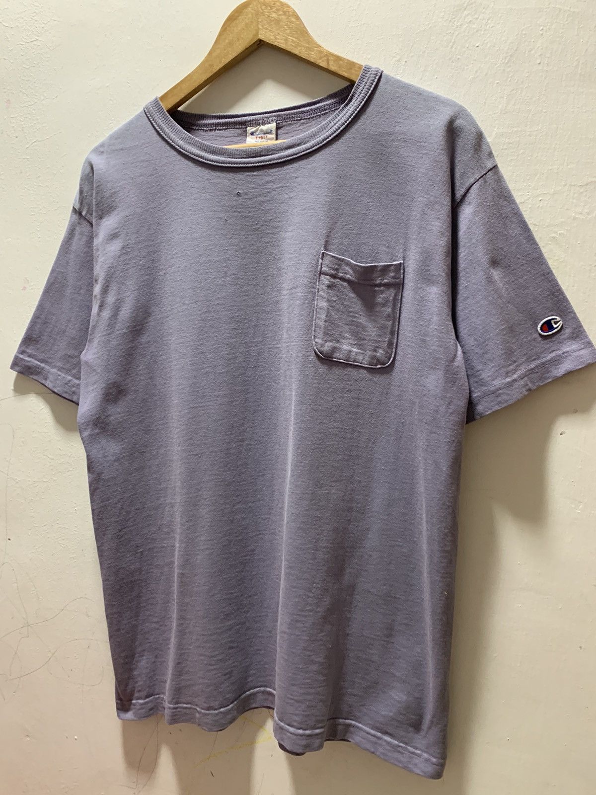 Champion Vintage Champion Pocket Tee Medium Size Size US M / EU 48-50 / 2 - 2 Thumbnail